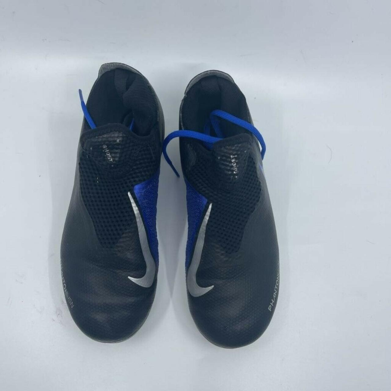 Nike Boys Phantom VSN Pro Ghost Soccer Cleats Black... - Depop