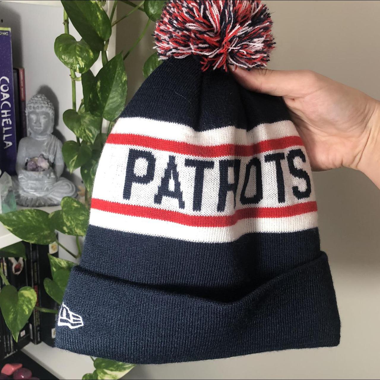 Patriots beanie from NFL shop. Very thick and will - Depop