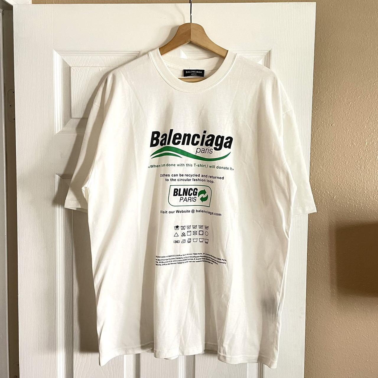 balenciaga recycled tee