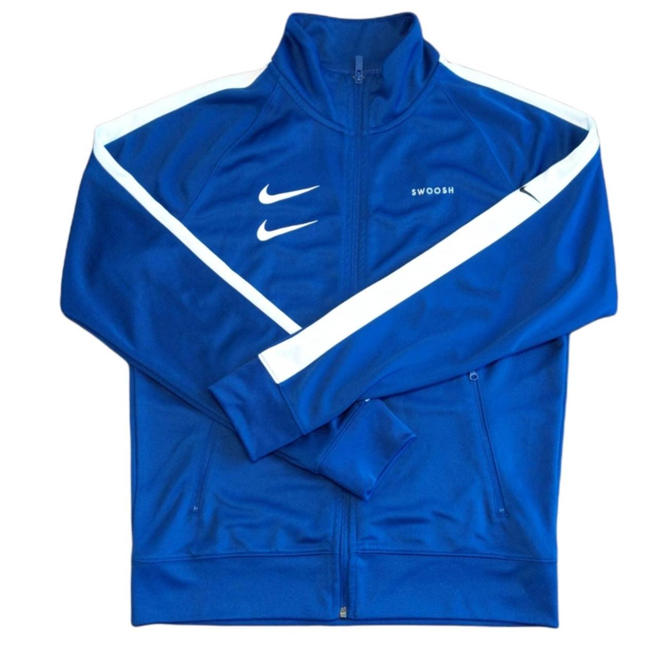 Nike Double Swoosh Track Jacket in size Small -... - Depop