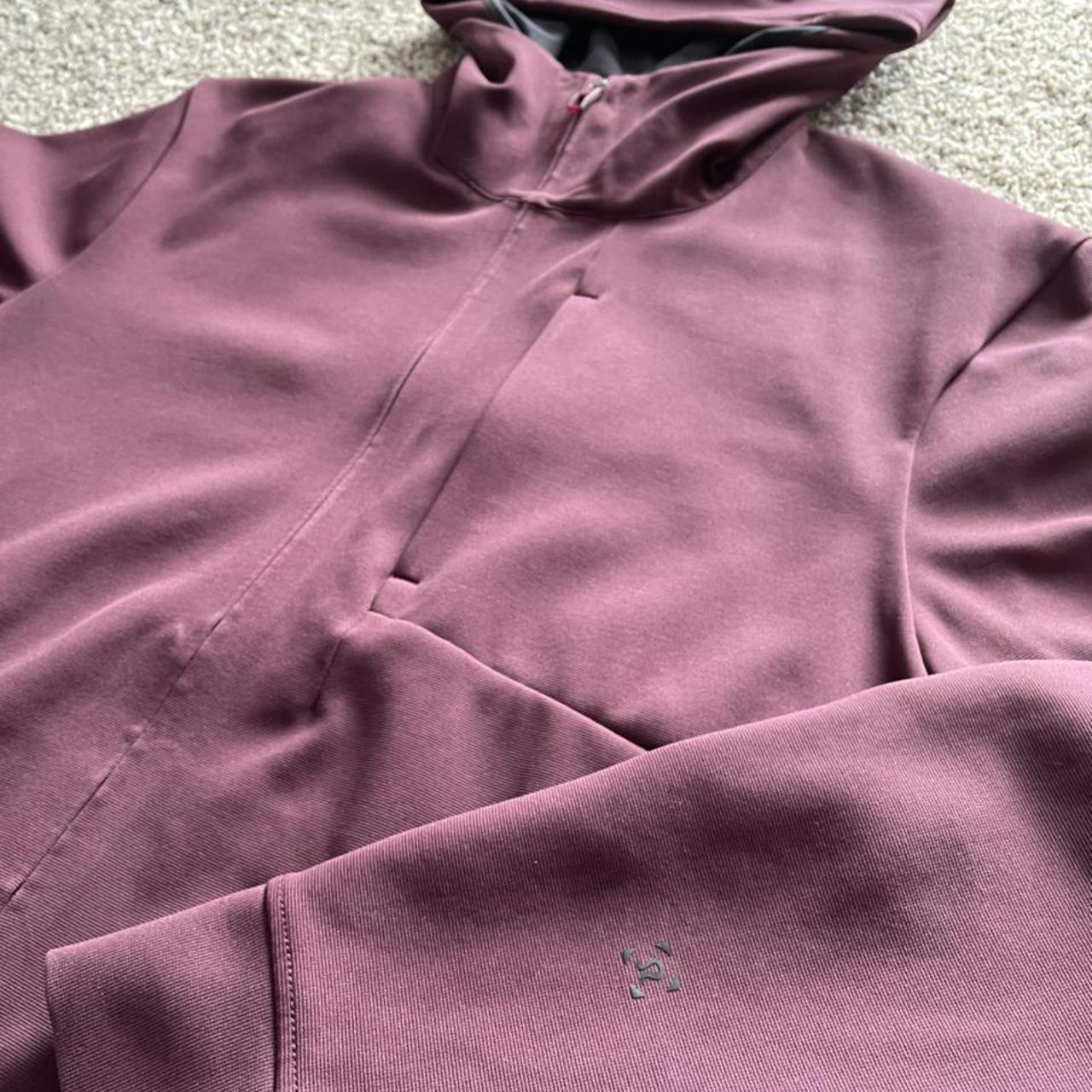 Lululemon Men's Burgundy Jacket | Depop