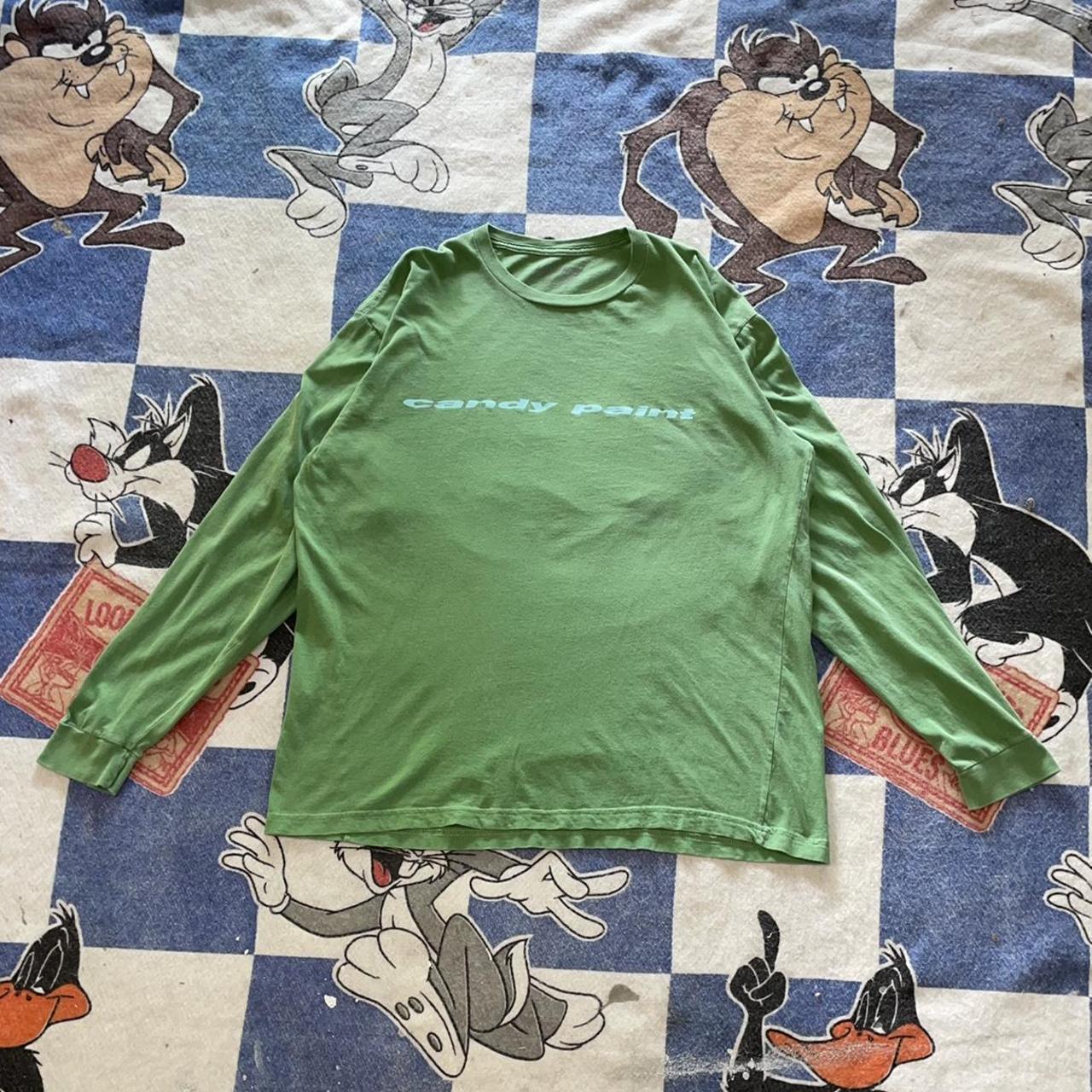 Men's Green and Blue T-shirt | Depop