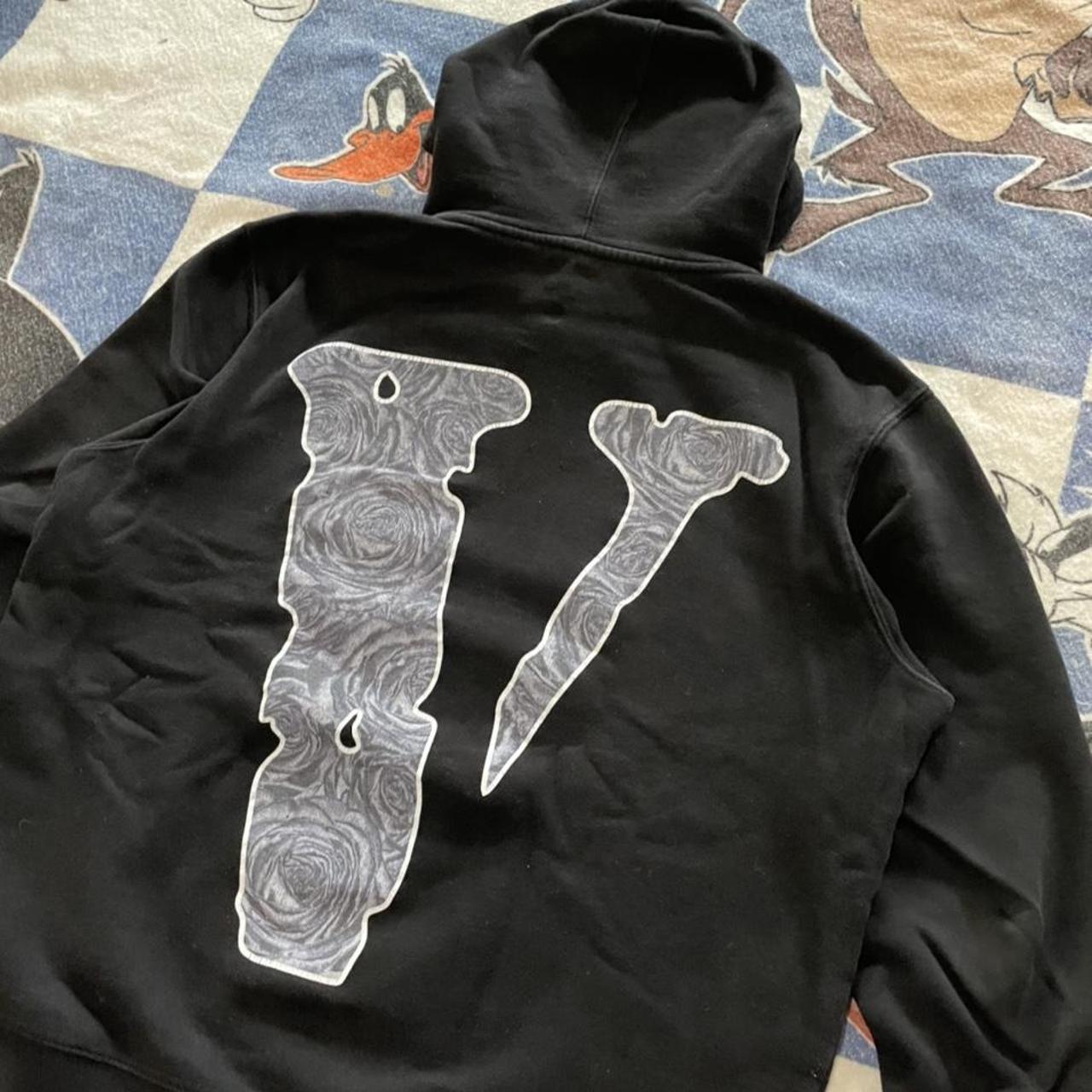 Vlone Pop Smoke The Woo black hoodie Size - Depop