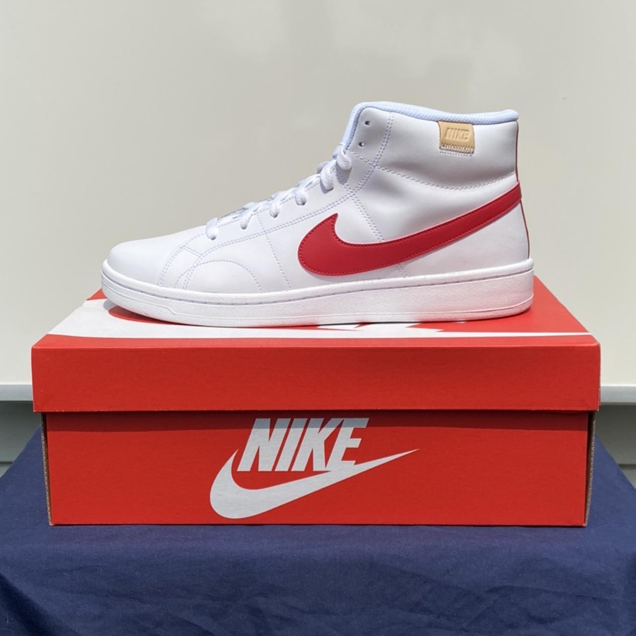 Nike court hotsell royale red swoosh