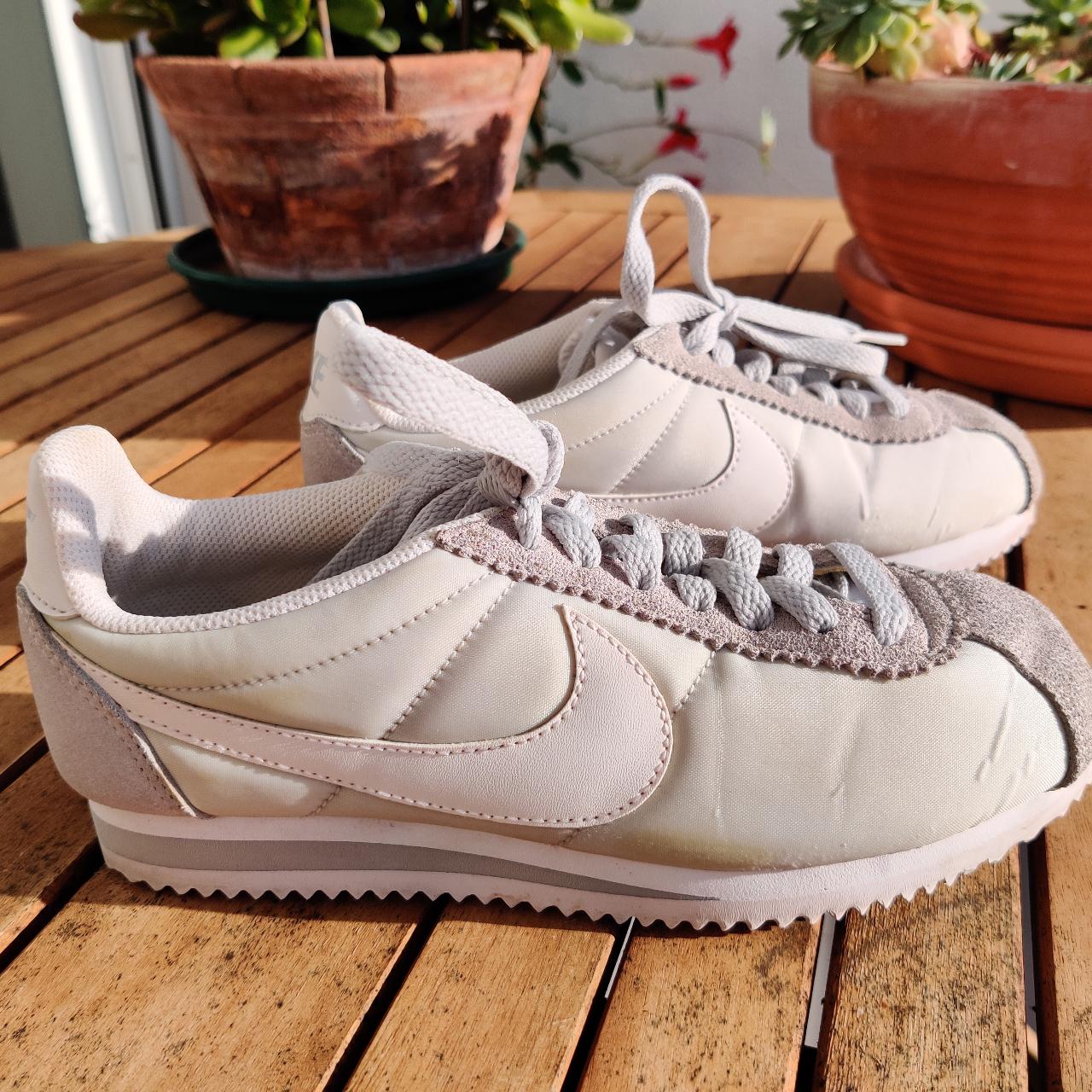 Nike Classic Cortez Nylon Pure Platinum White UK