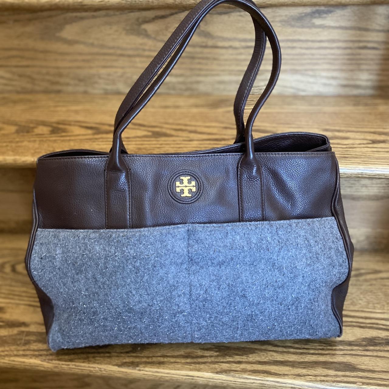 Tory burch flannel on sale tote