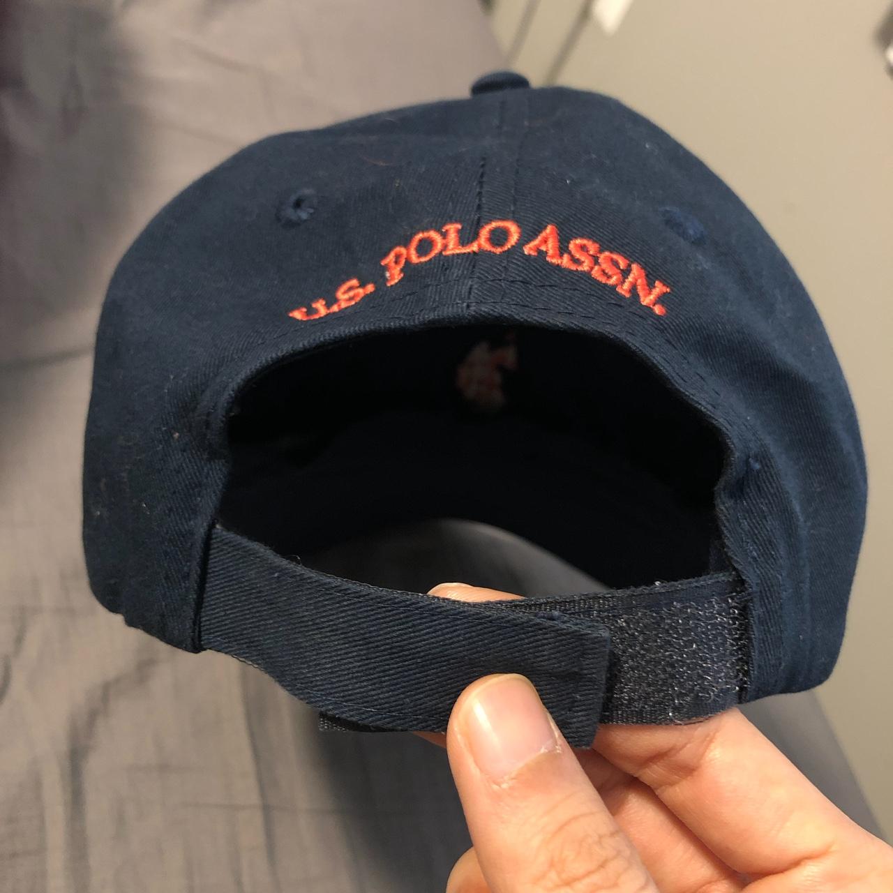 U.S. Polo Assn. Men's Navy and Pink Hat (2)