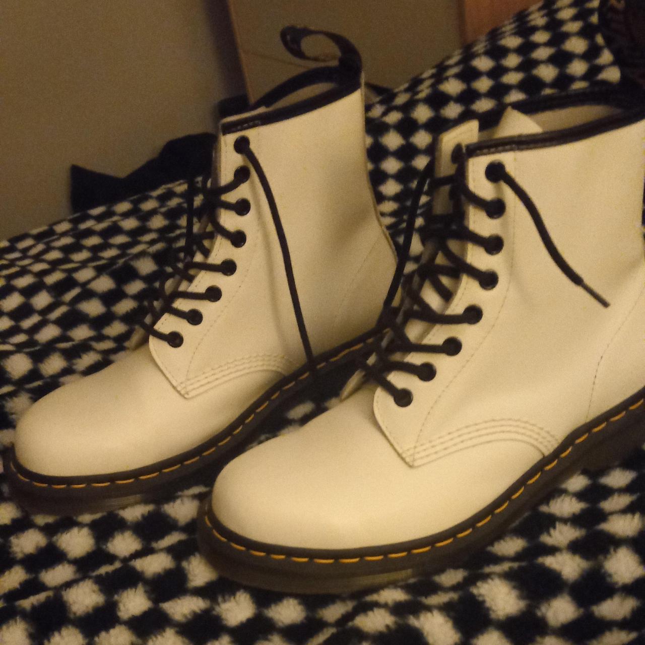 Fake white hot sale dr martens