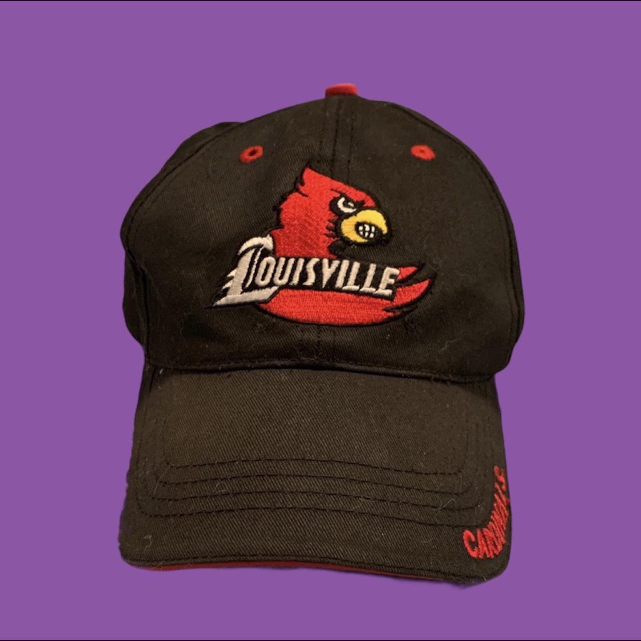 Louisville Cardinals Hat Cap Snapback Gray - Depop