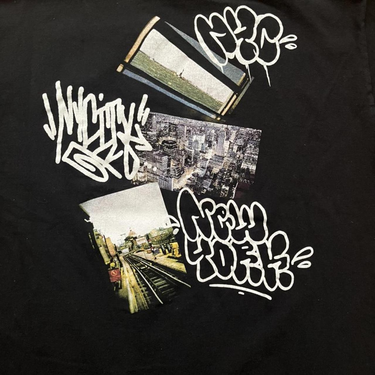 GRAFFITI GRAPHIC T SHIRT New nyc throwie graffiti... - Depop