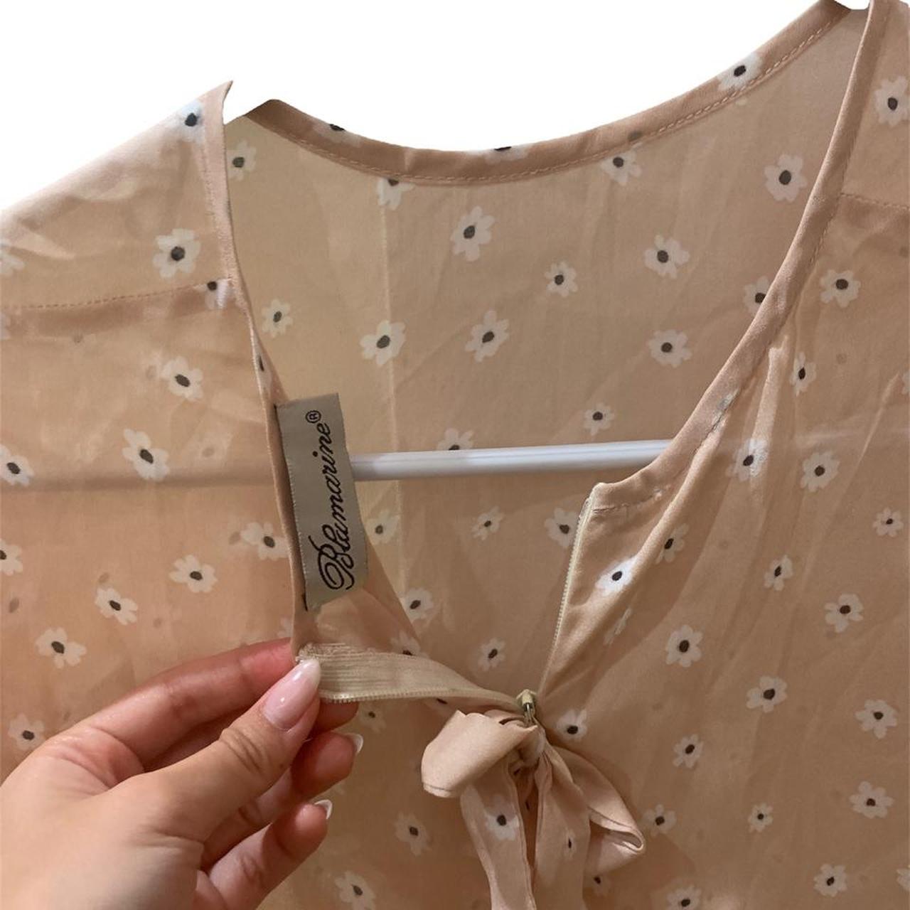 Vintage Blumarine top blouse , the bow is zip up or... Depop