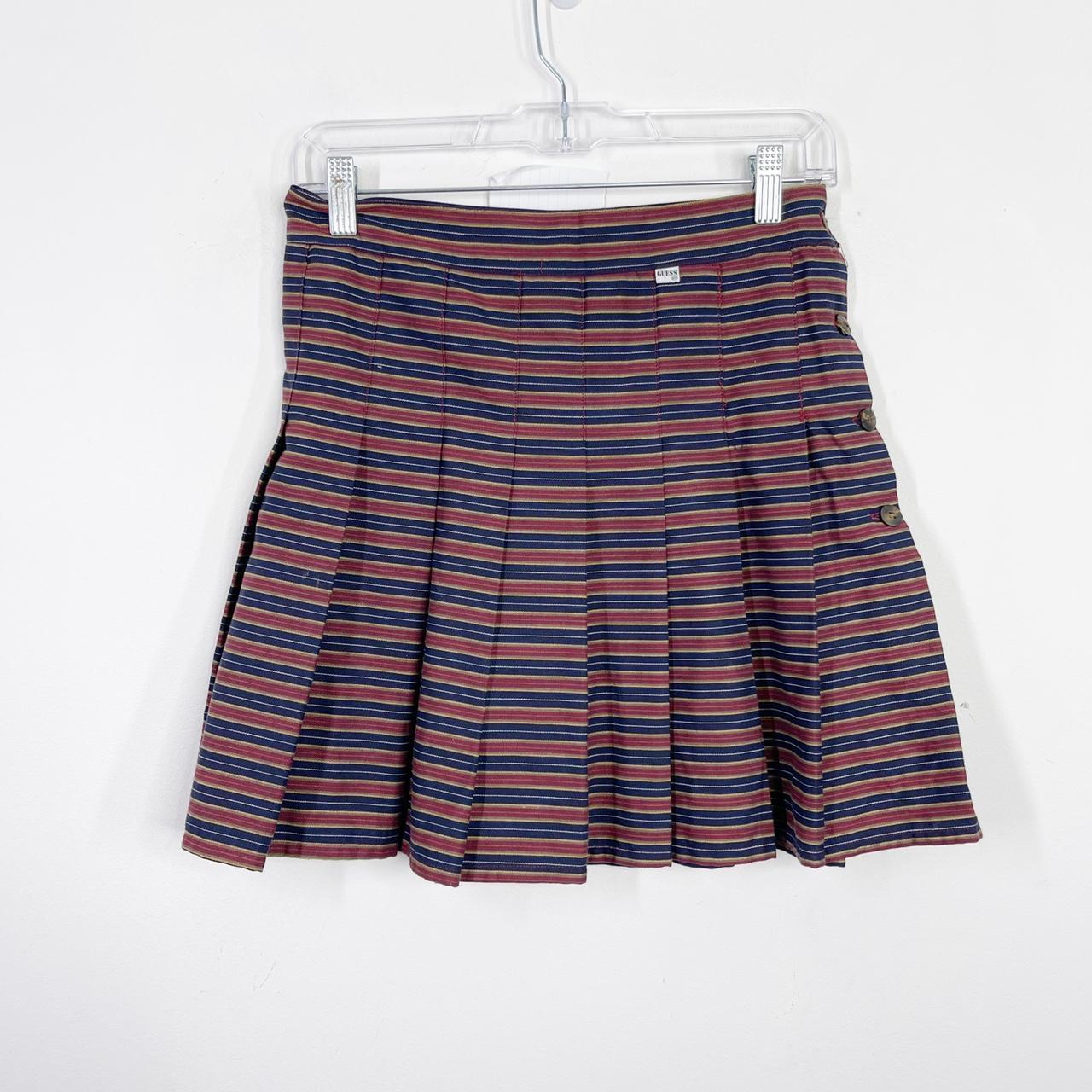 guess pleated mini skirt