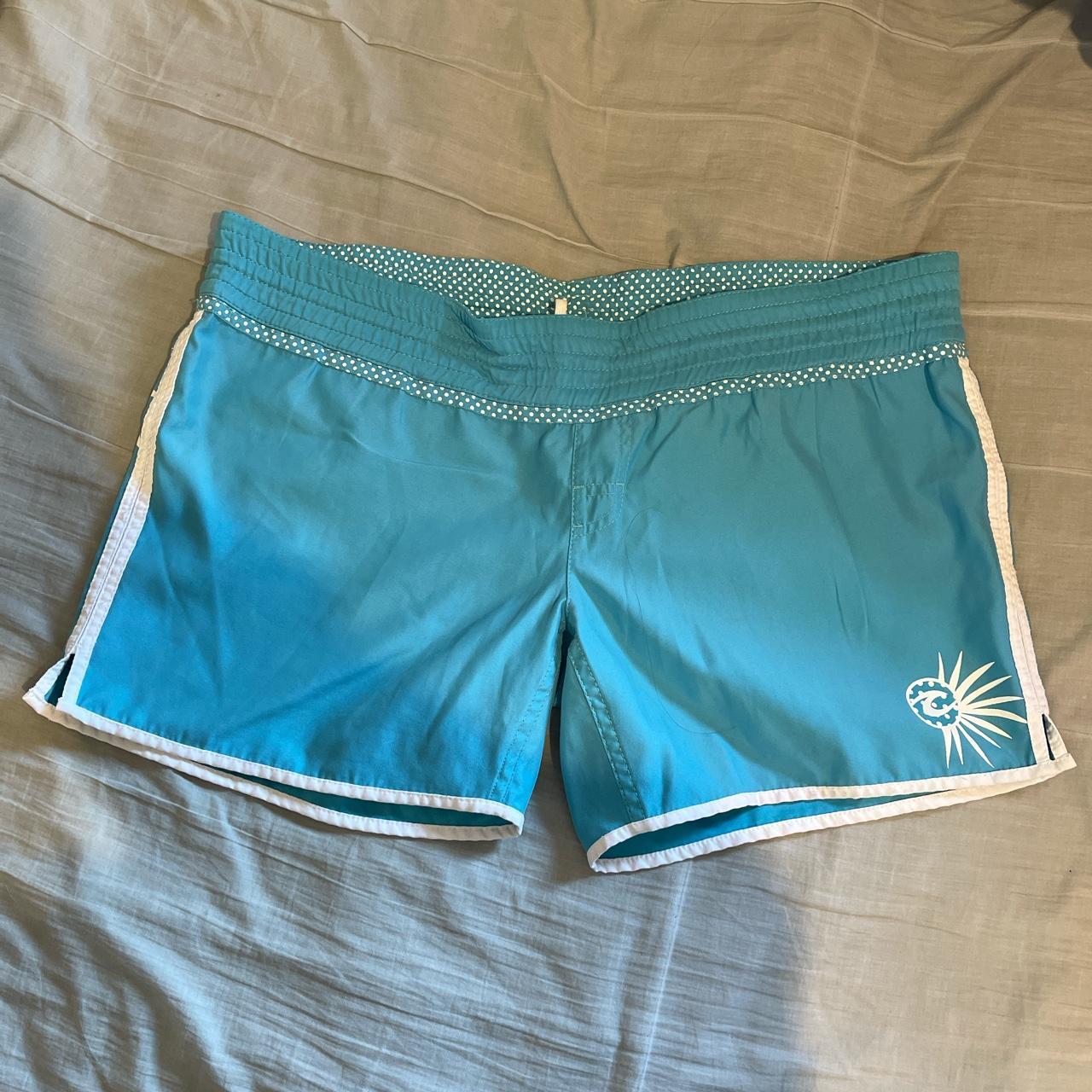 Rip curl blue swim shorts - worn 2-3 times, in... - Depop