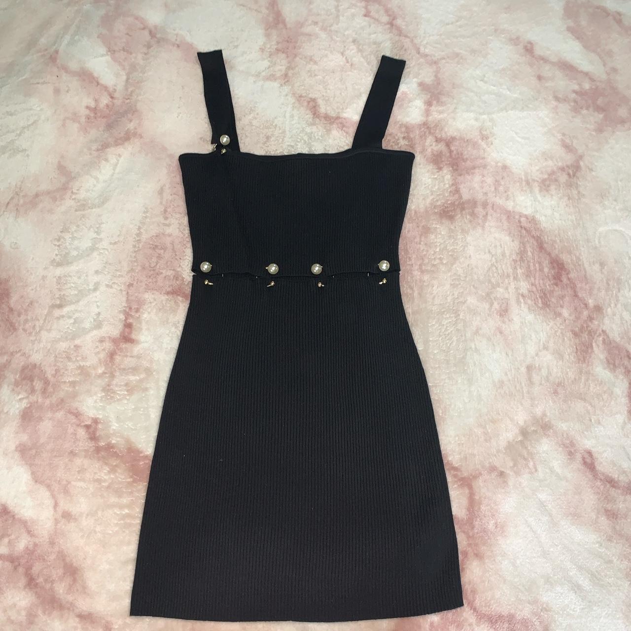 Missguided CutOut Dress WITH PEARLS SIZE: US 6... - Depop