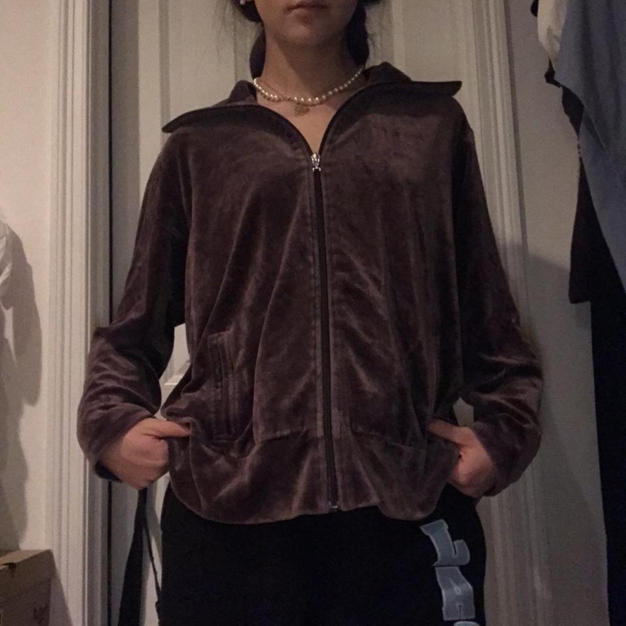 talbots velour jacket