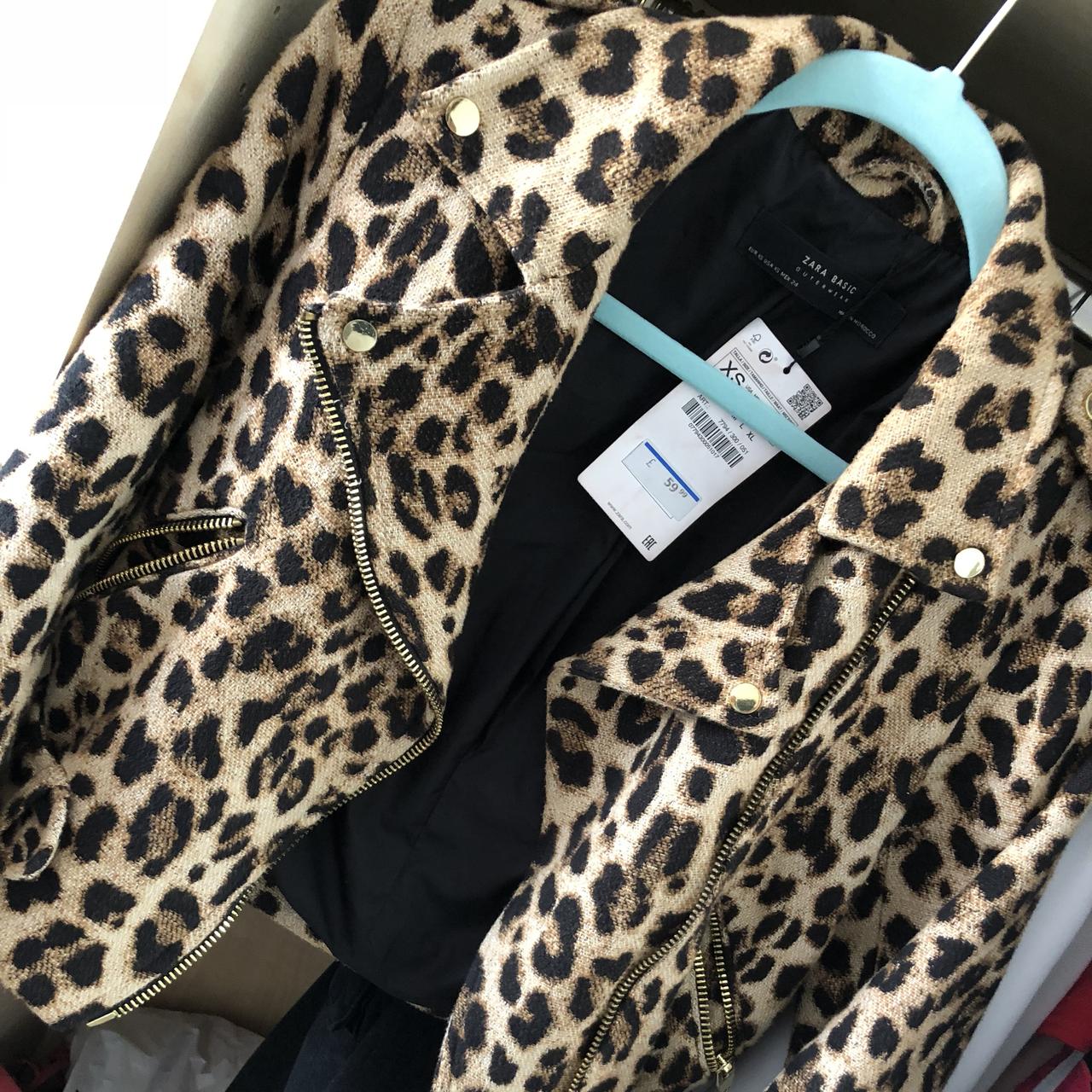 Animal print hotsell jacket zara