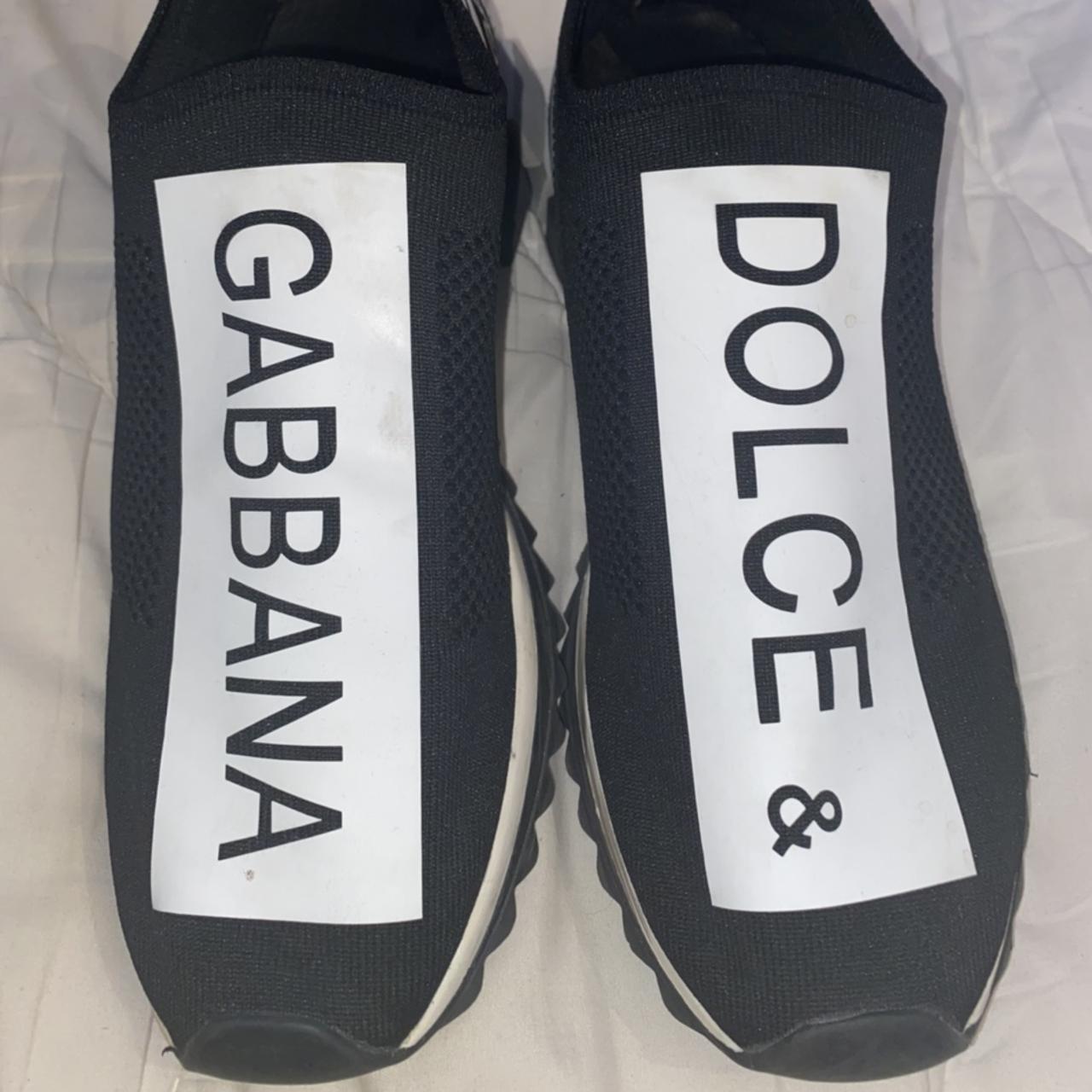 dolce and gabbana sorrento knitted trainers