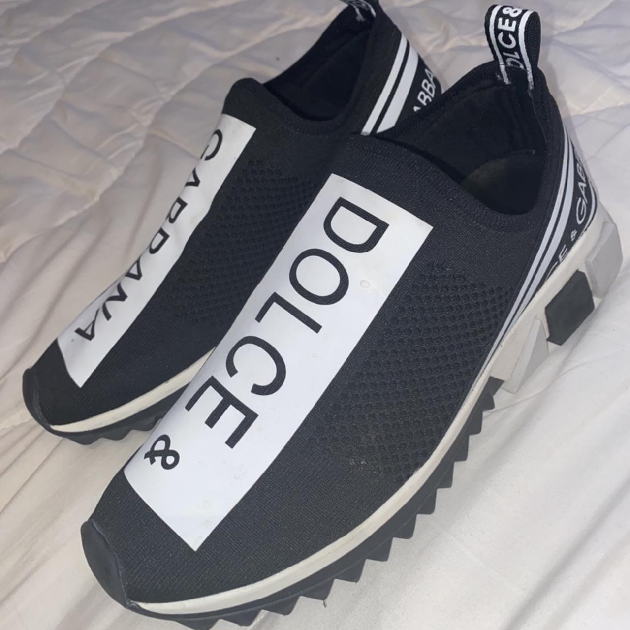 dolce and gabbana sorrento knitted trainers