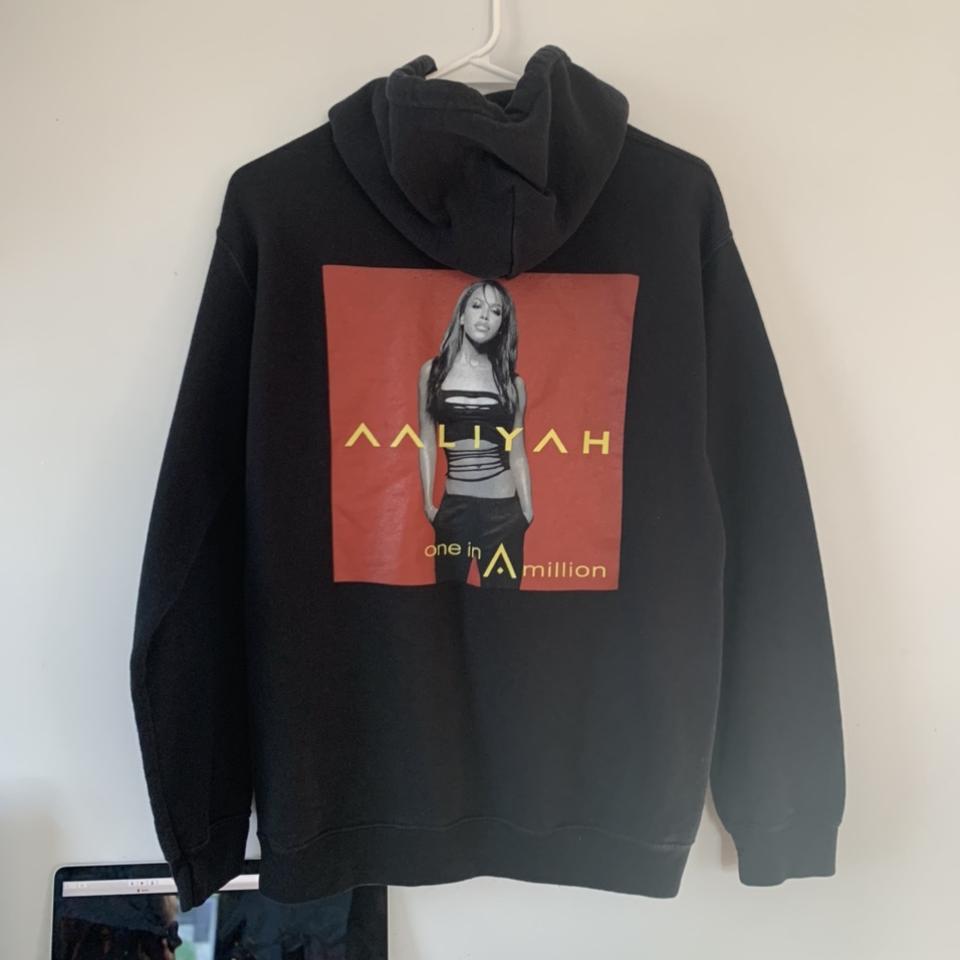 aaliyah graphic hoodie worn but still in good. Depop