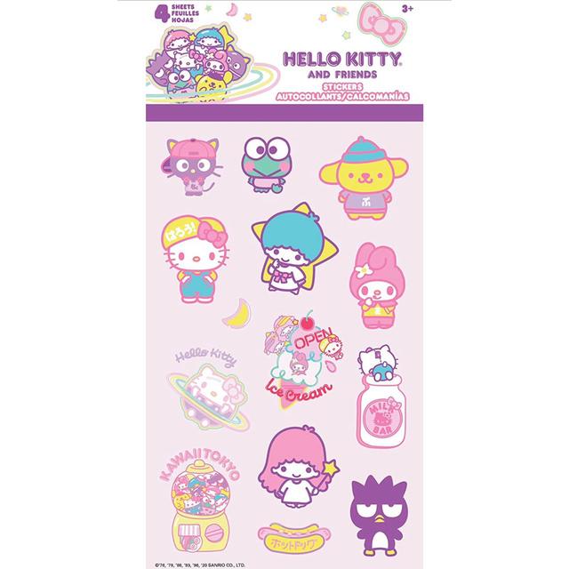 48 pcs Sanrio stickers Hello kitty, little twin - Depop