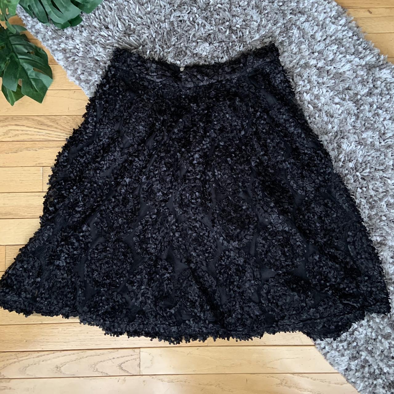 New York Filthy Women's Black and Silver Skirt