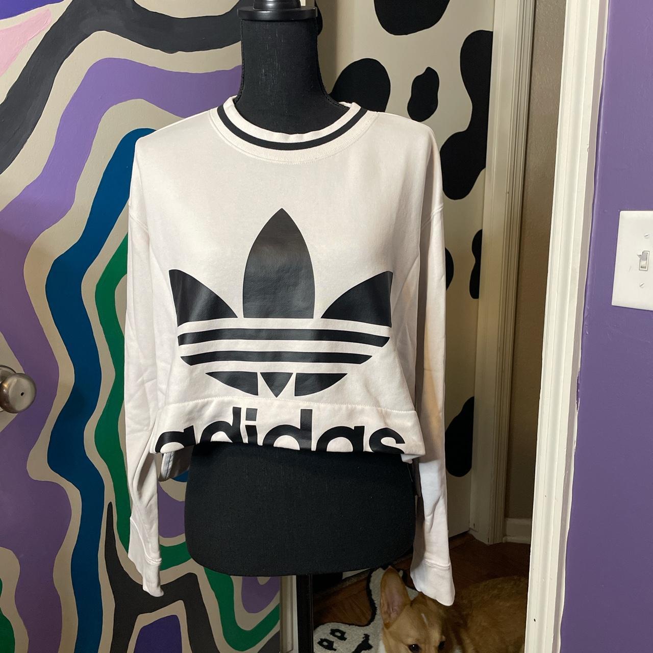 Adidas white 2024 jumper womens