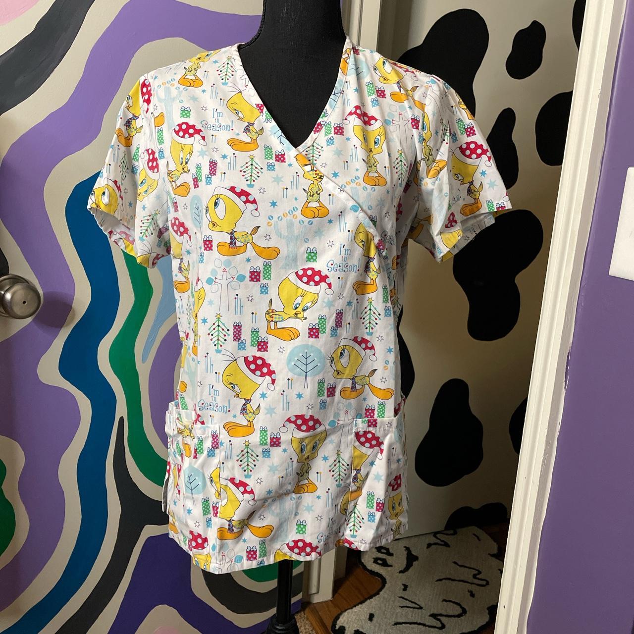 Looney tunes hot sale scrub tops