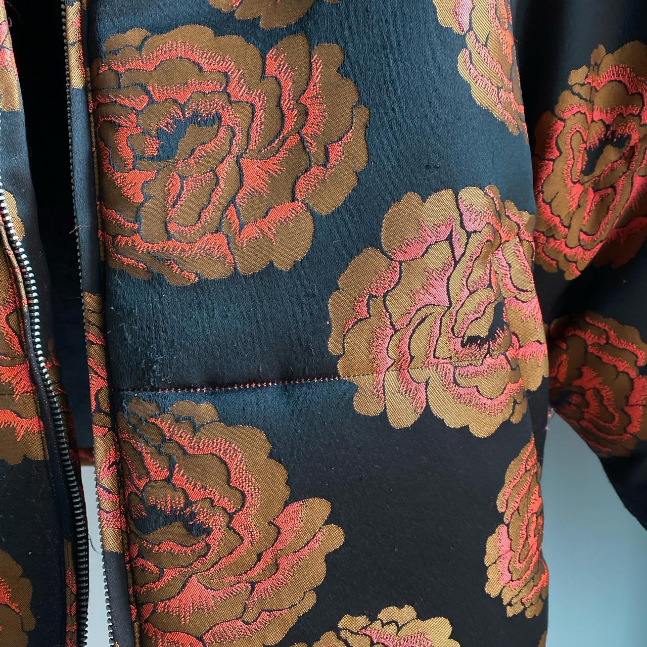 ASOS puffer jacket in beautiful striking fabric.... - Depop