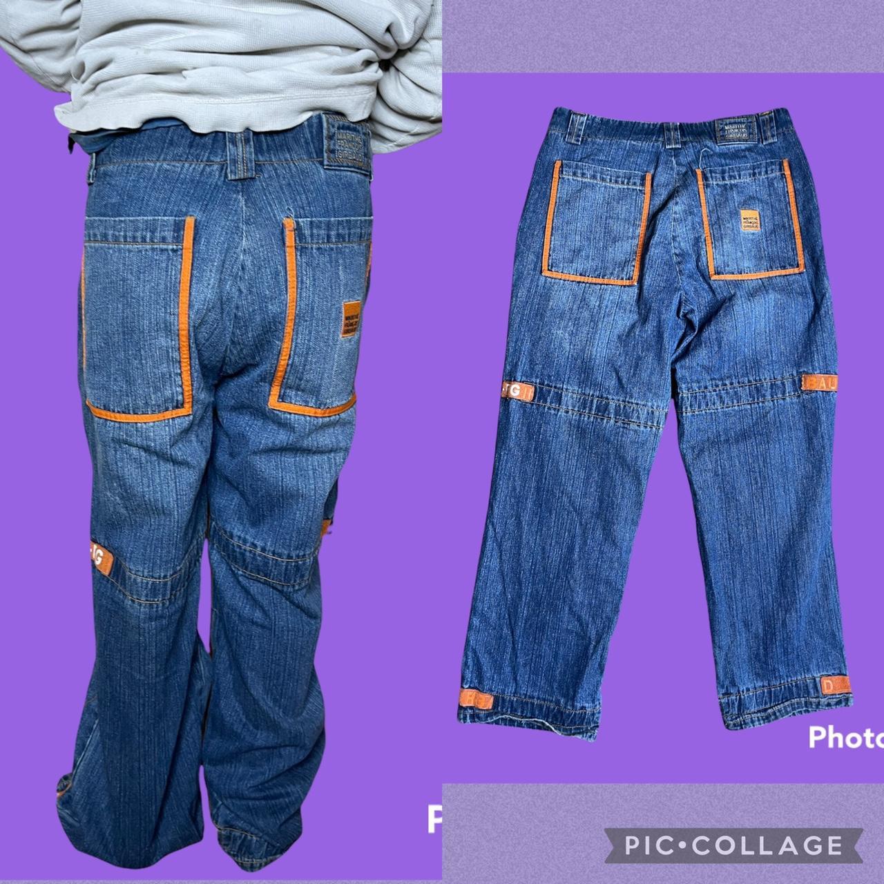 Purple cheap girbaud jeans