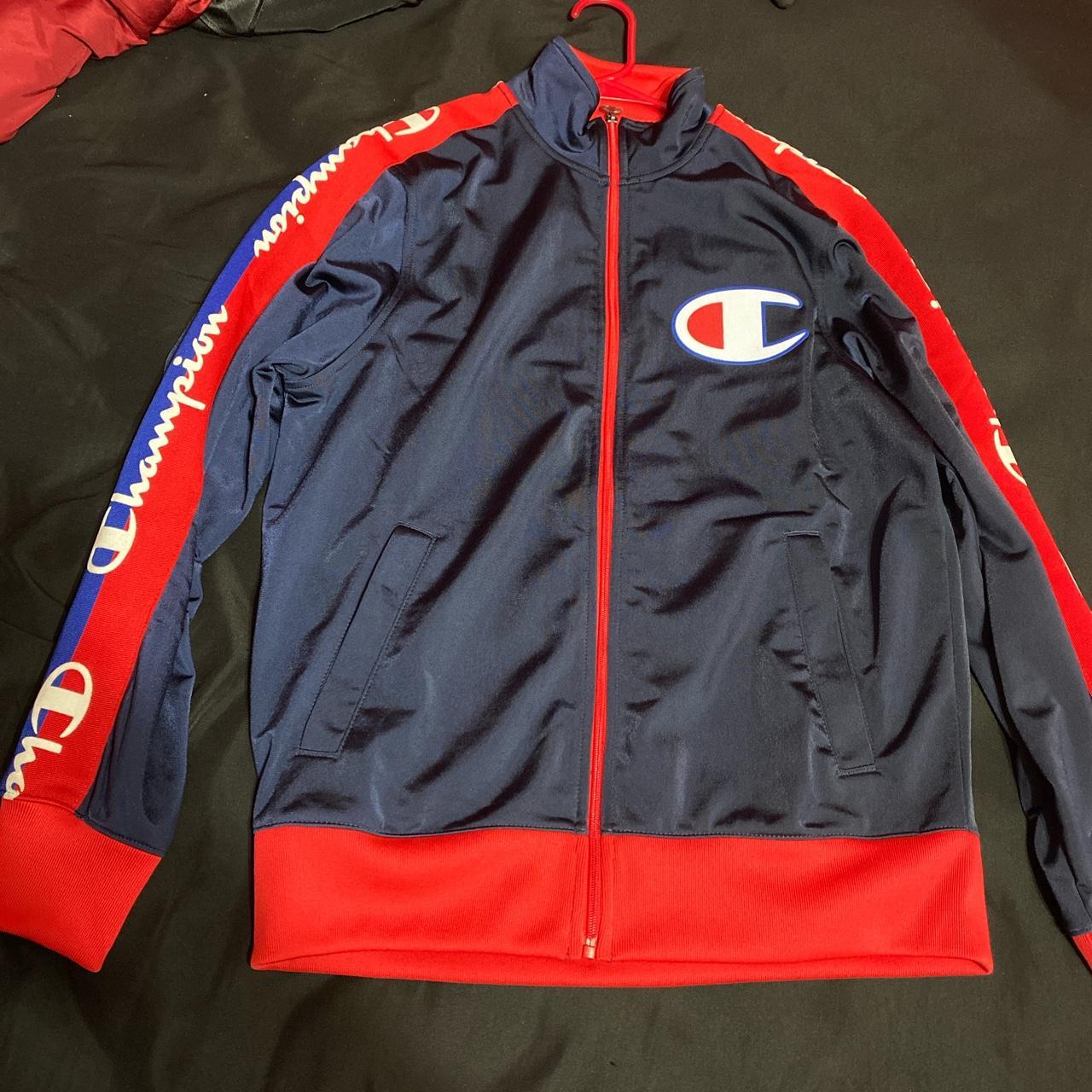 Champion jacket, never worn #champion #jacket #track - Depop