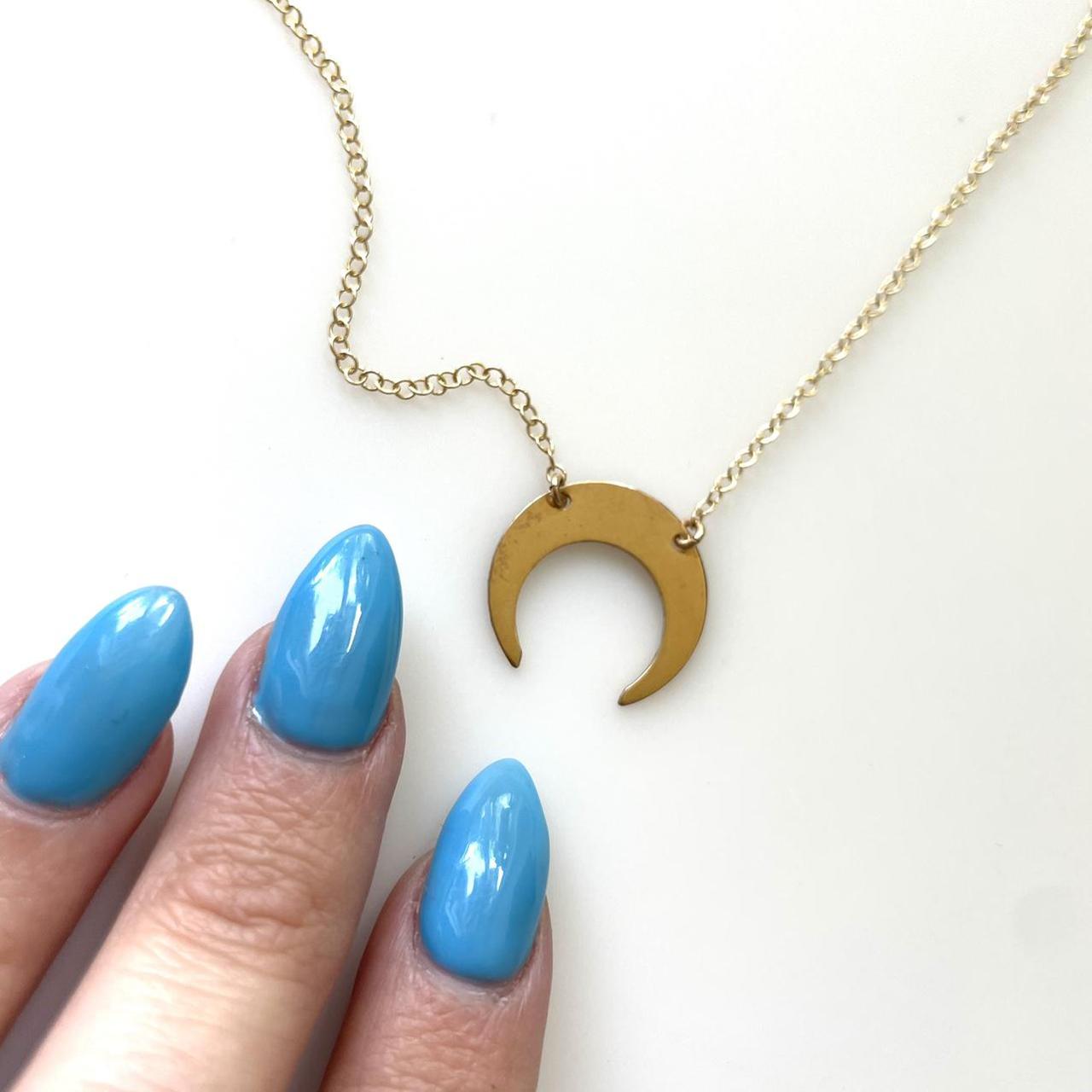 Product Image 1 - Handmade 14K Gold fill Crescent