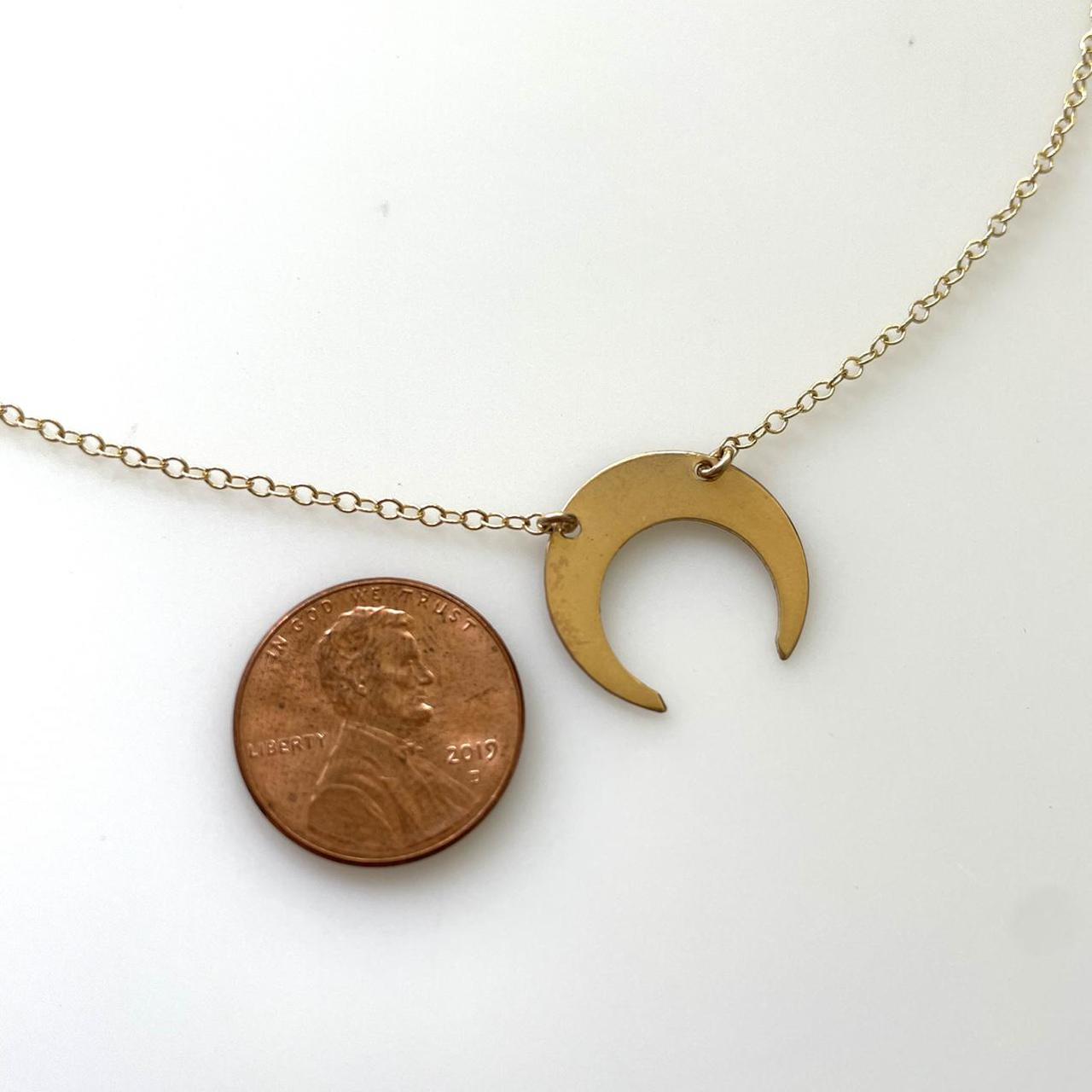 Product Image 3 - Handmade 14K Gold fill Crescent