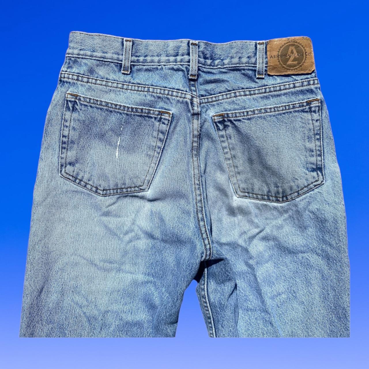 Vintage Arizona Jean Co. light blue wash dad jeans... Depop