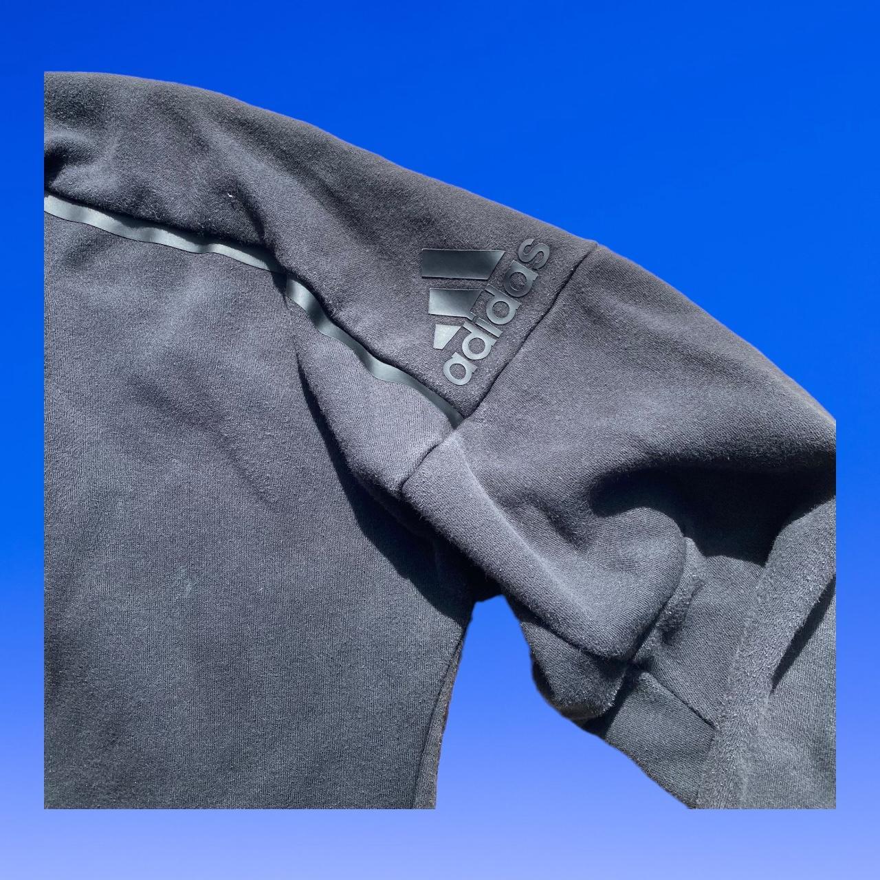 Adidas Black Dri Fit Tech Fleece Jacket Coat... Depop