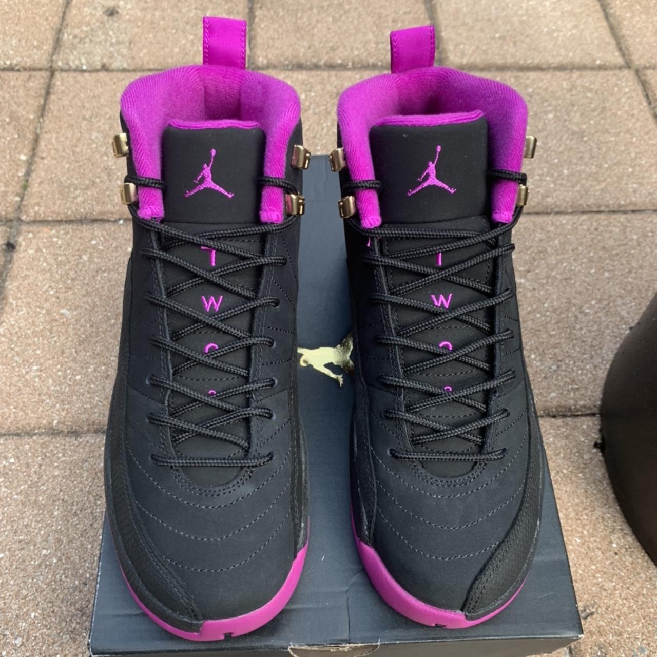 Air Jordan 12 Retro GG 'Hyper Violet' Youth 6 Used, | Depop