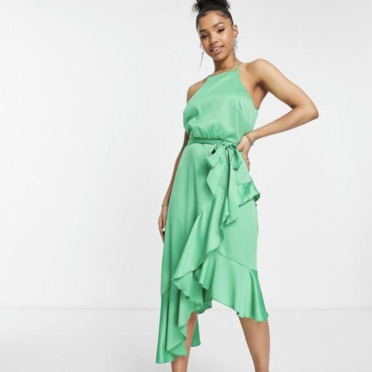 Green races outlet dress