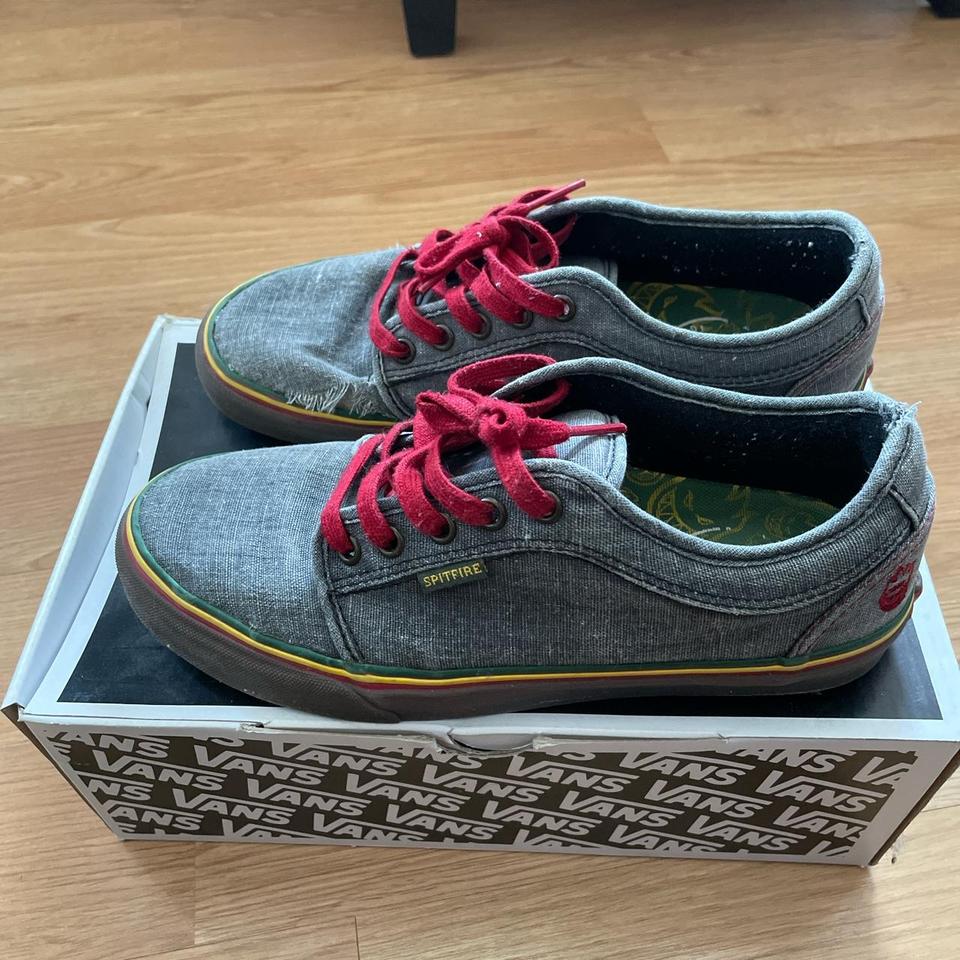 Vans x Spitfire chukka low Rasta colorway Minor rip Depop