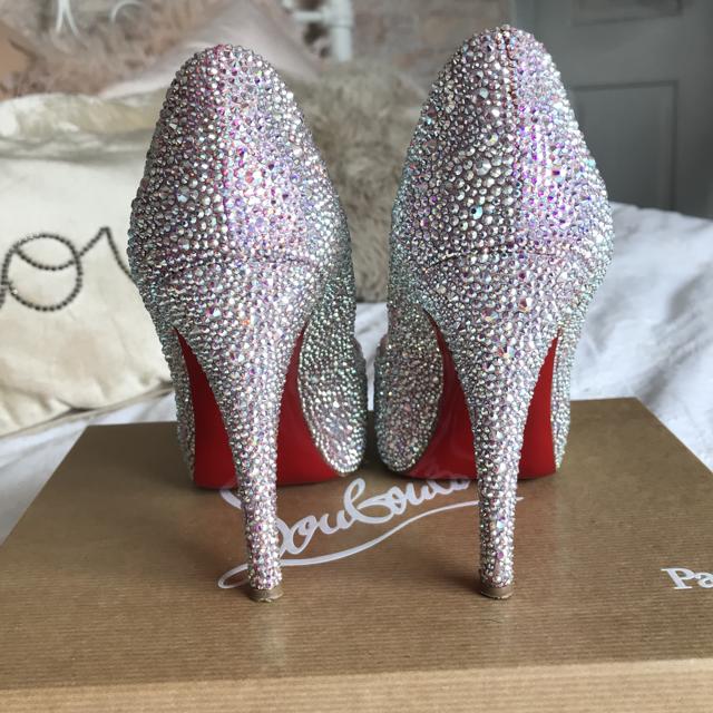 Louboutin shoes swarovski crystal best sale