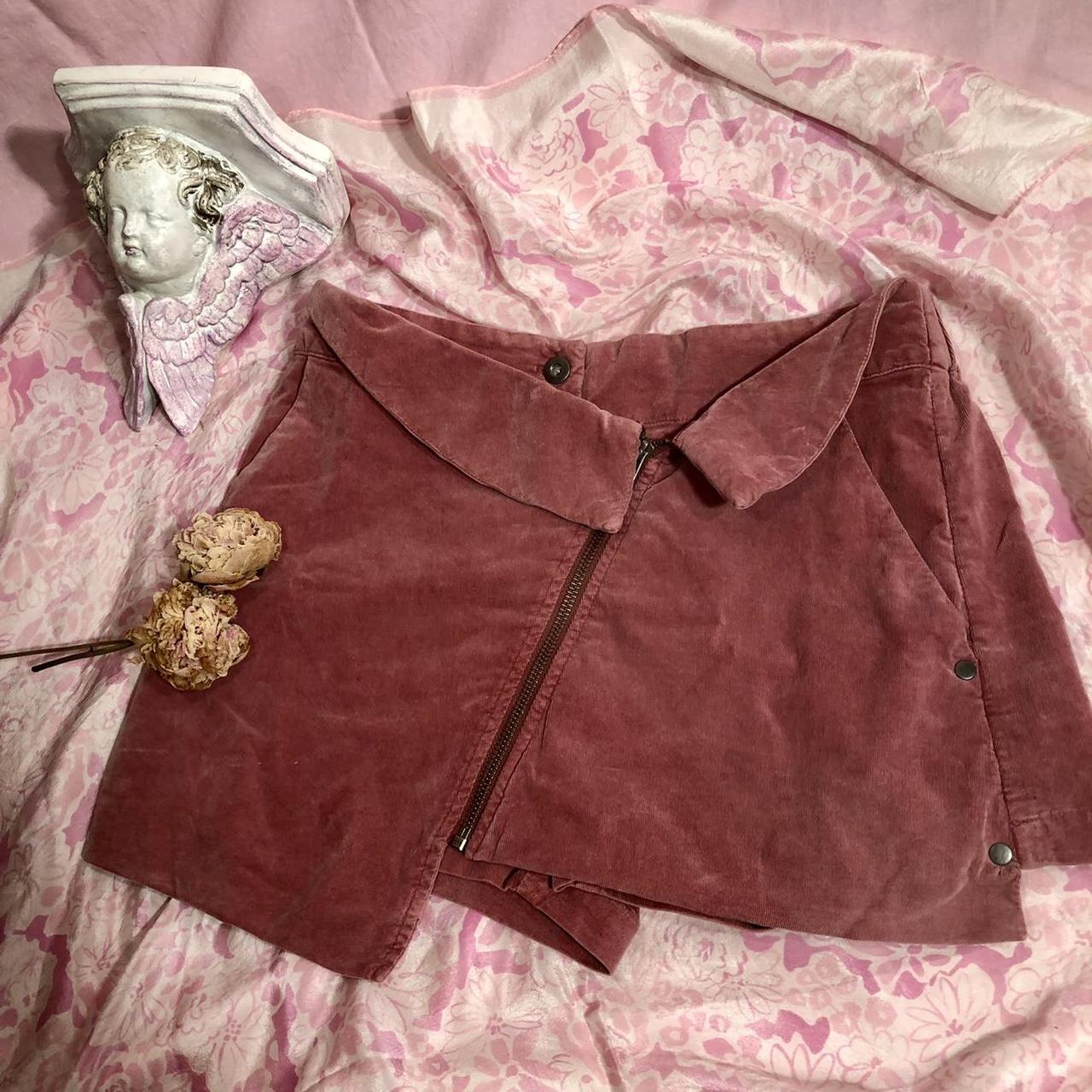 Free People Women's Pink Skirt | Depop