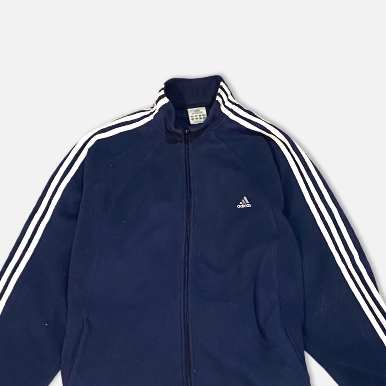 Adidas Fleece Jacket | Blue 🌲 About the item:... - Depop