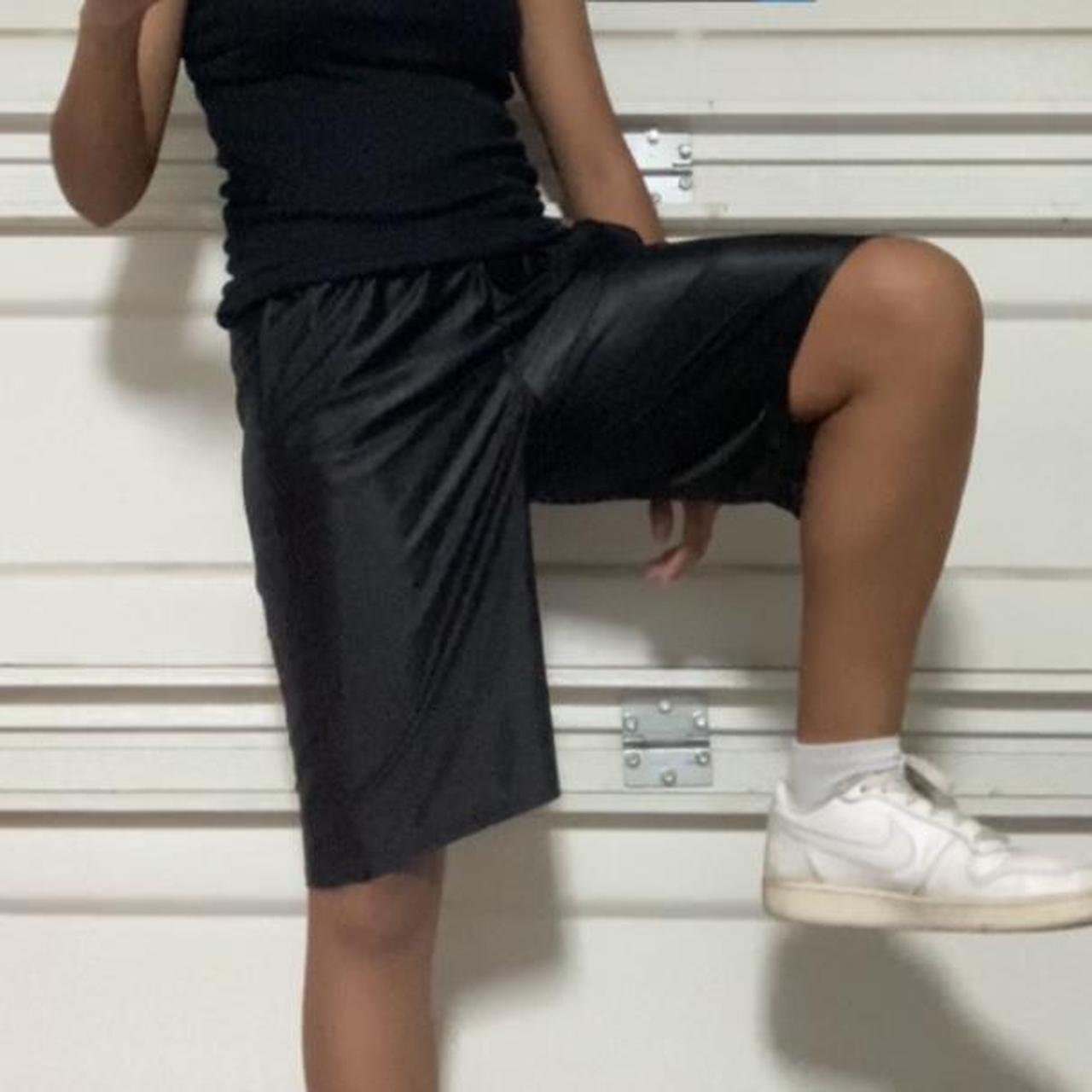 PLAIN BLACK BASKETBALL SHORTS FOR THE SUMMER. men’s... Depop