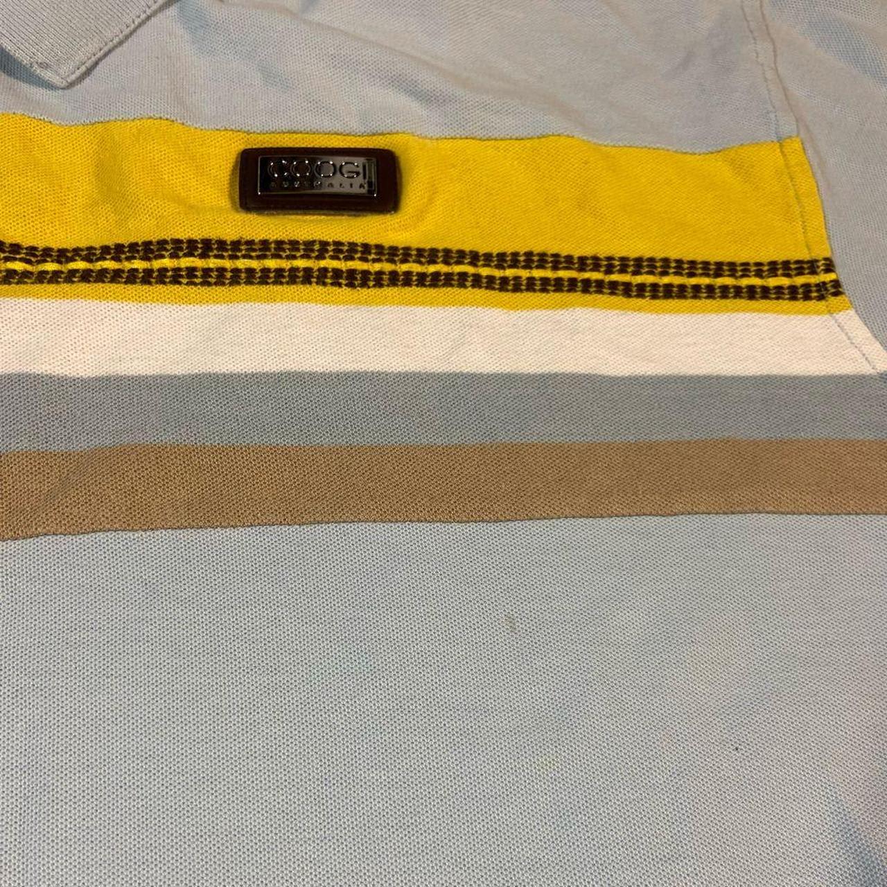 Coogi Men's Blue and Yellow Polo-shirts (4)