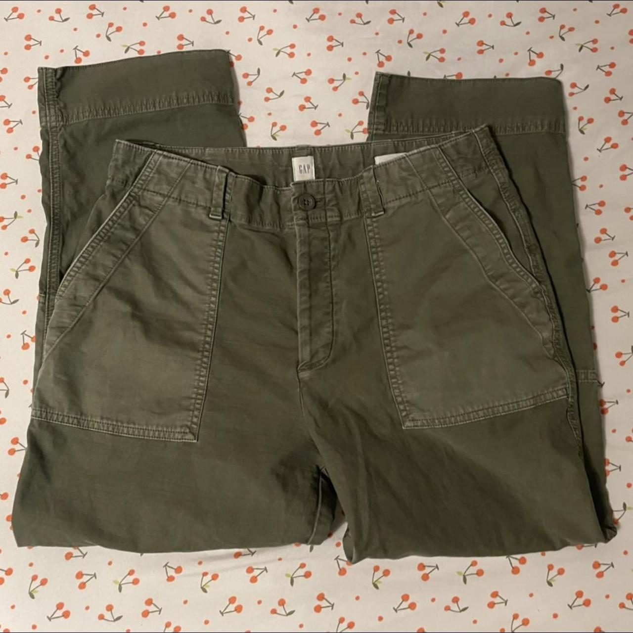 Gap Patchwork Cargo Pants Size 10 - Depop
