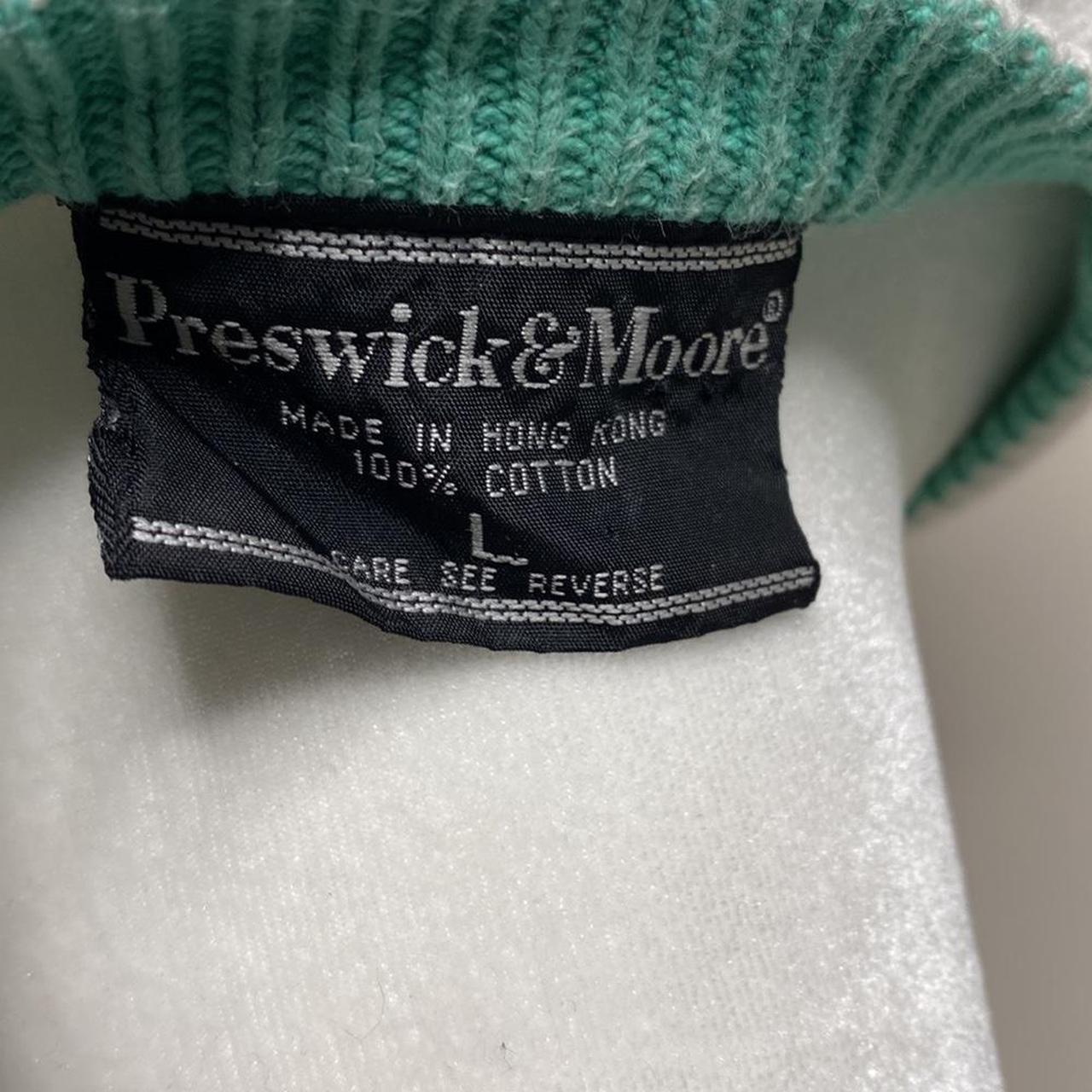 Vintage 90’s Preswick & Moore thick knit golfer... - Depop