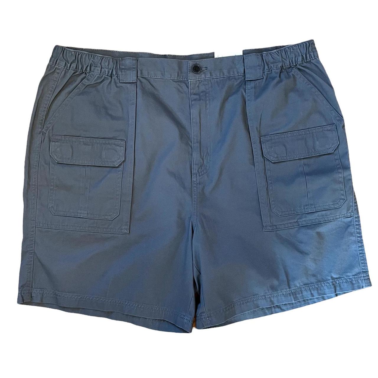 Croft & Barrow Cargo Shorts Gray Mens 44 New with... - Depop