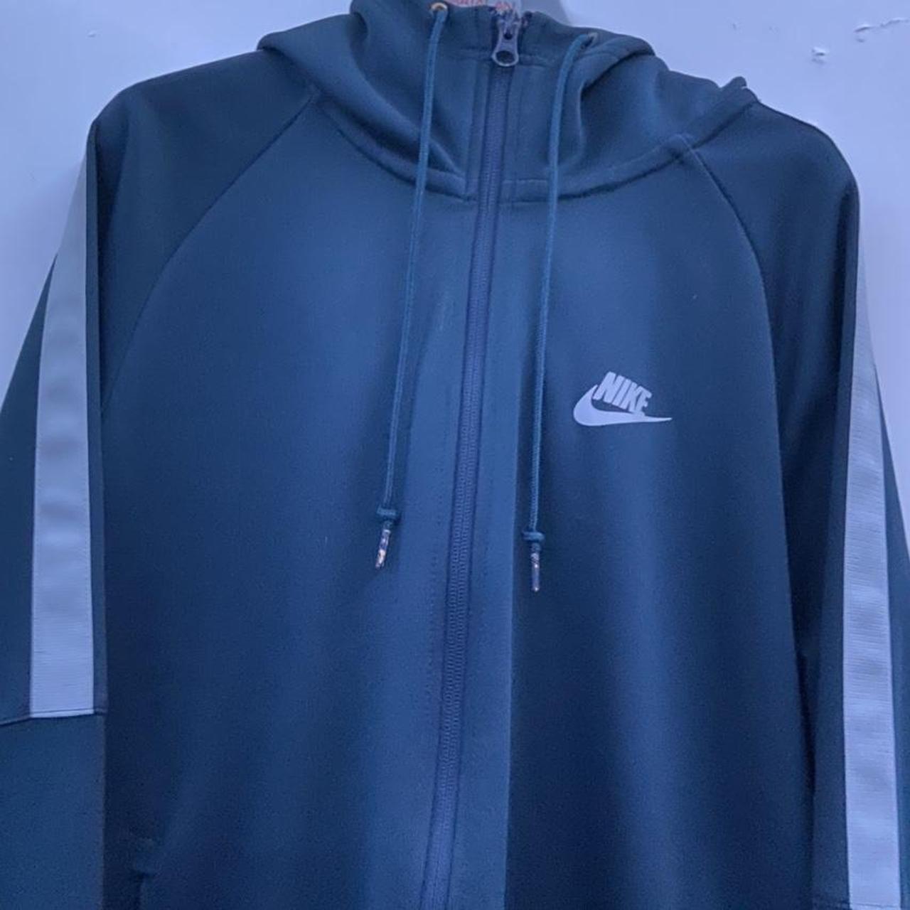 Navy blue nike jacket Thick material Mens... Depop