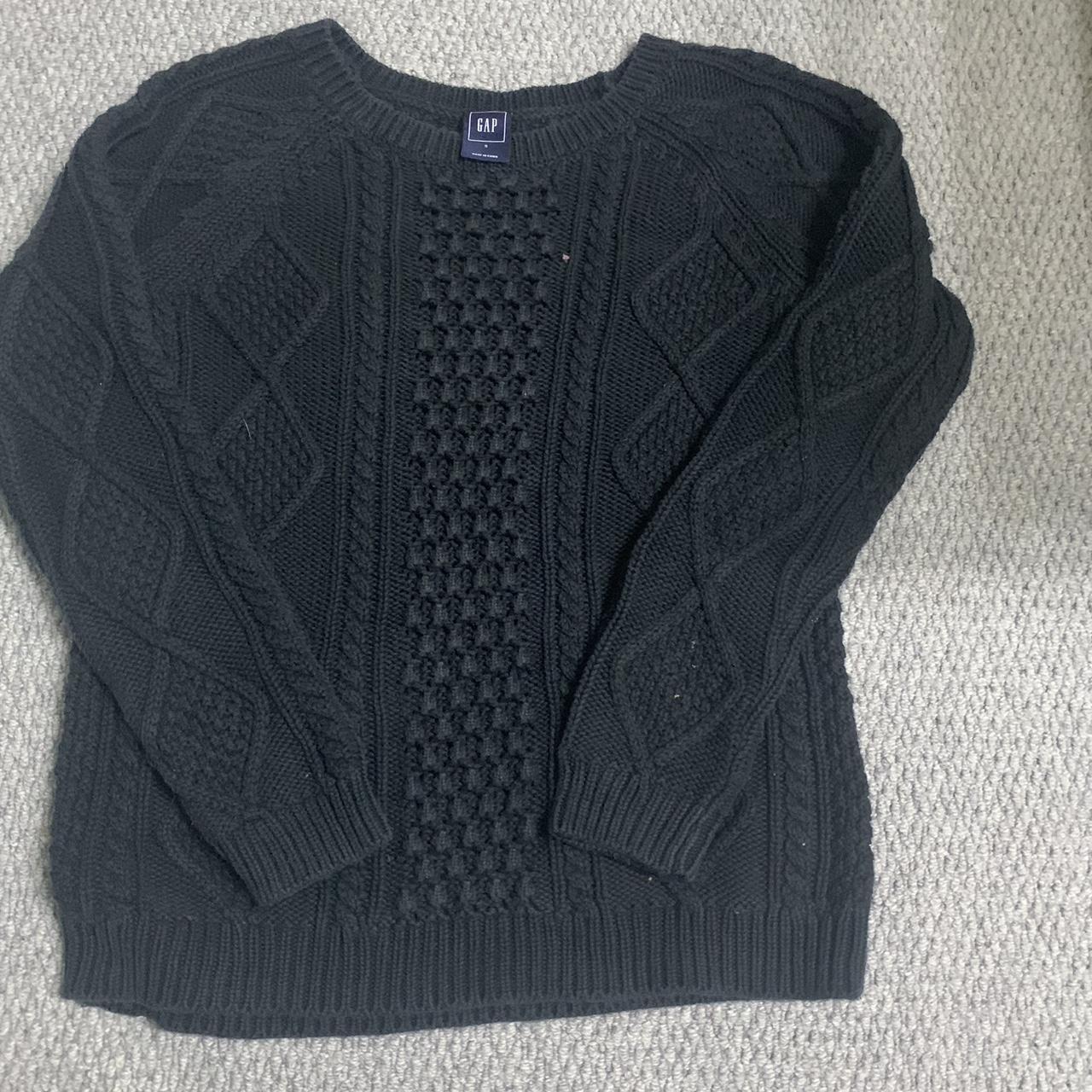 Gap Women's Navy and Khaki Jumper | Depop