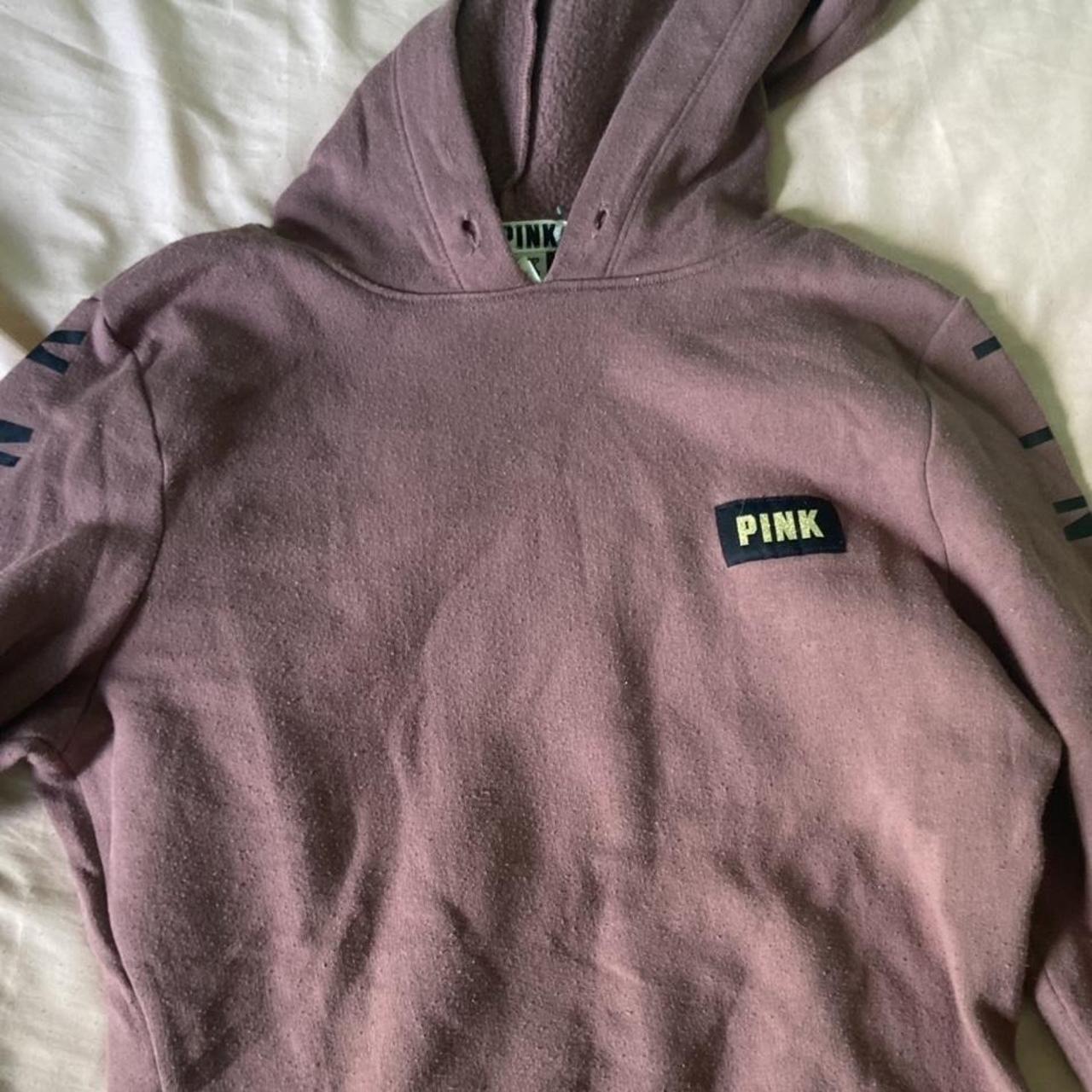 Victoria secret pink hot sale burgundy hoodie