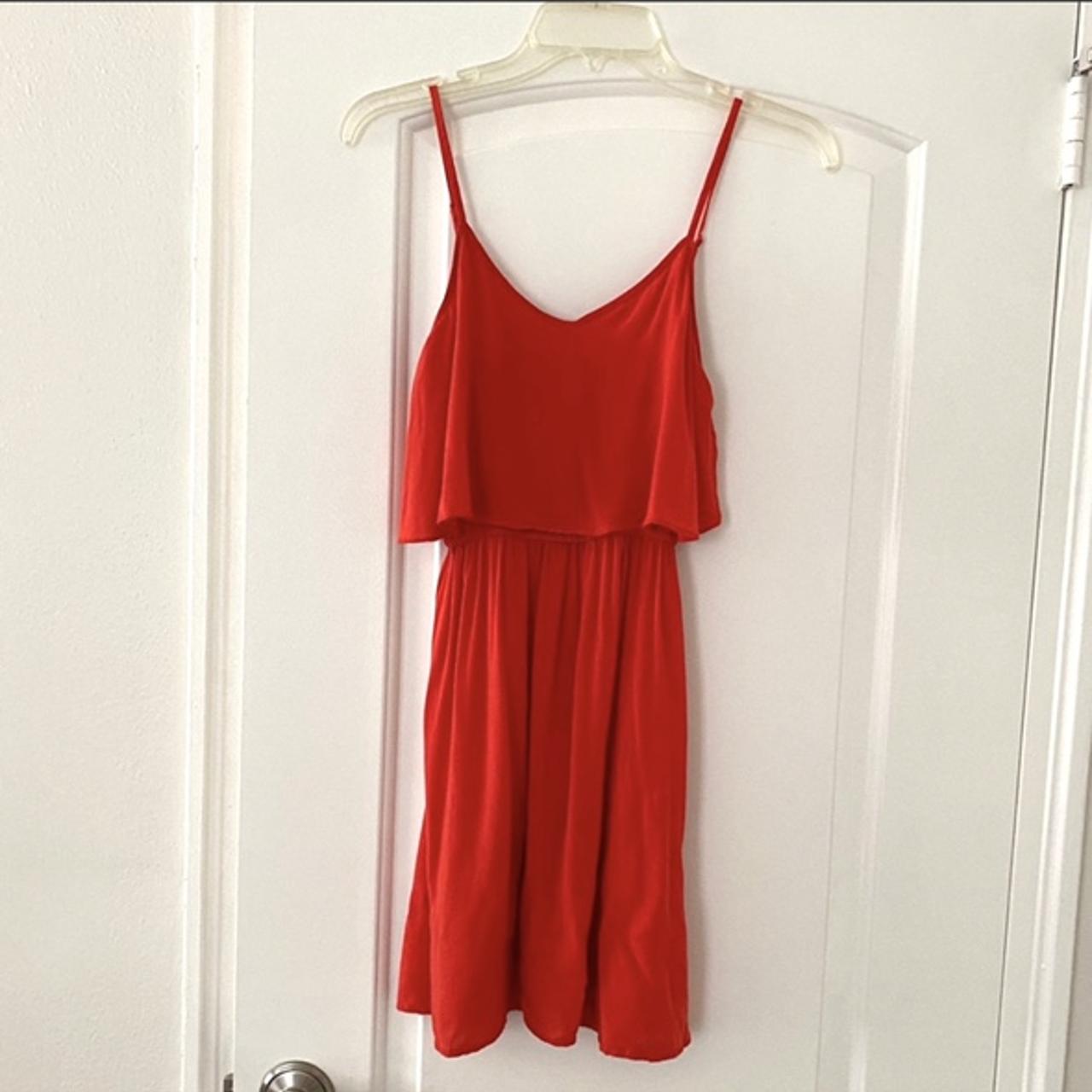 Product Image 2 - Red flowy mini dress. Adjustable