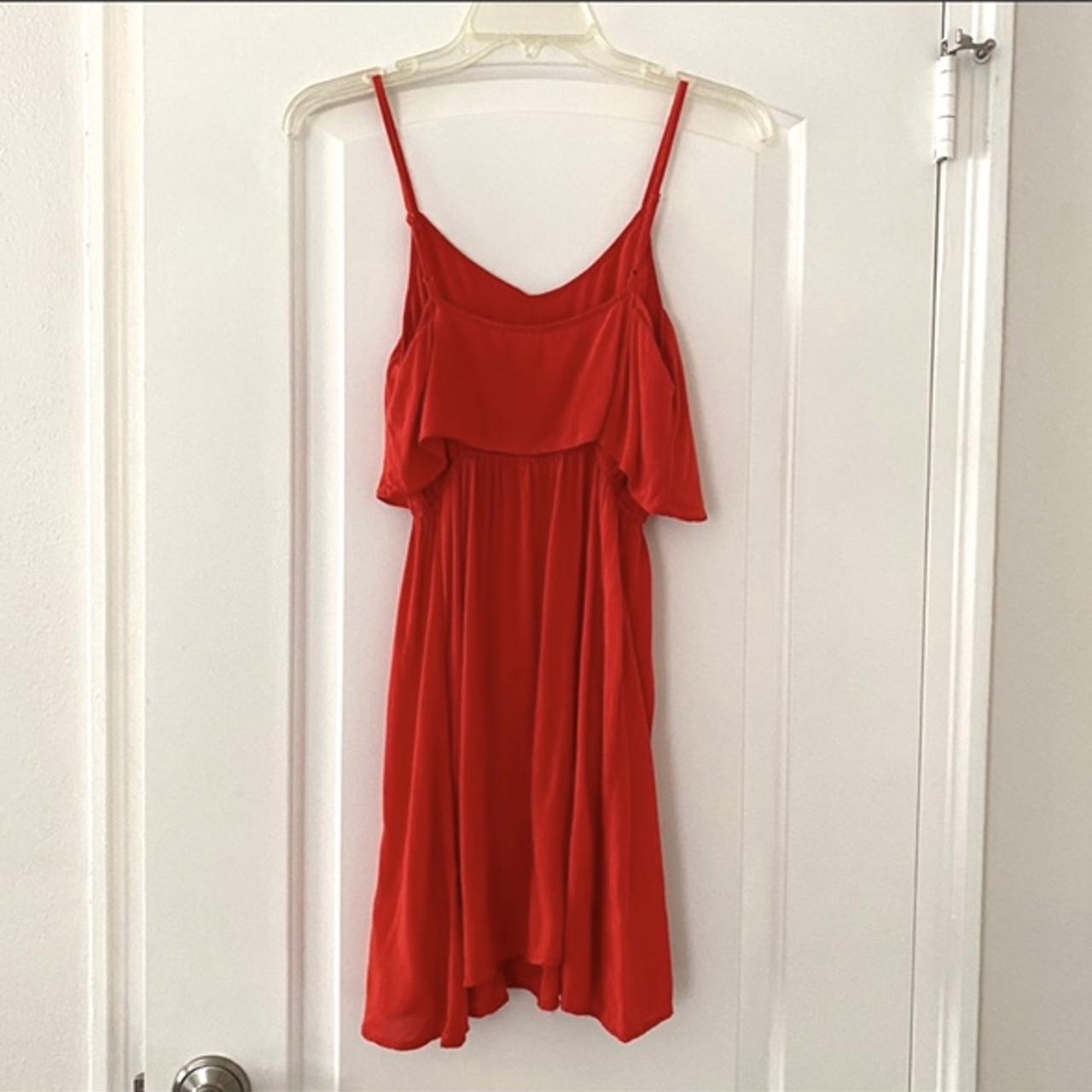 Product Image 3 - Red flowy mini dress. Adjustable